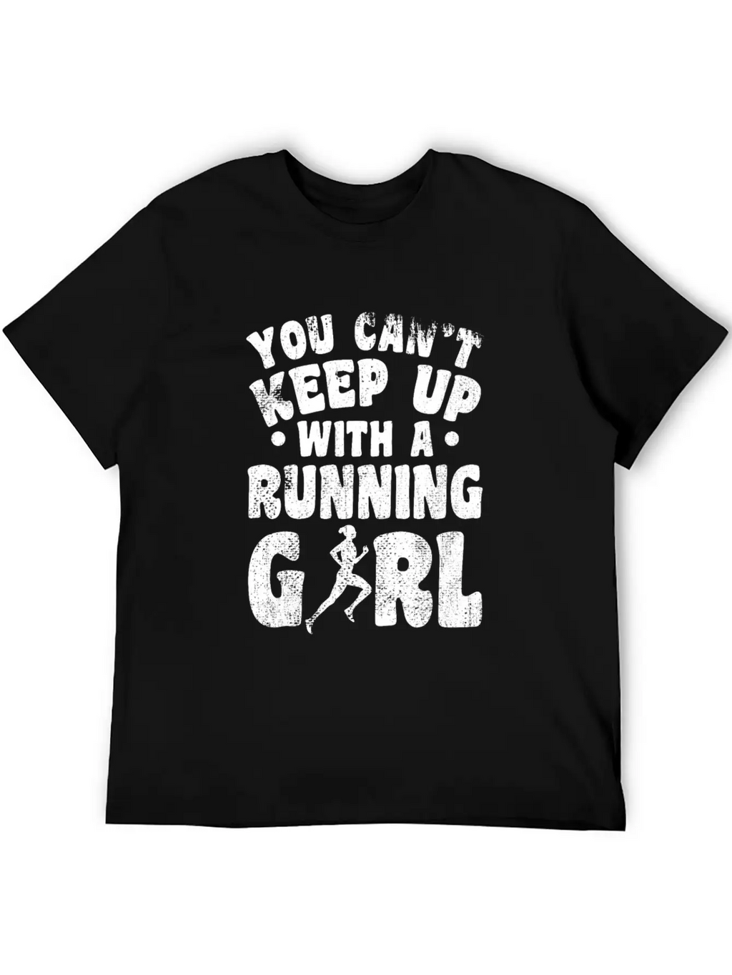 Running Girl Essential Cotton Tee For Daily Outfits – Unisex Style