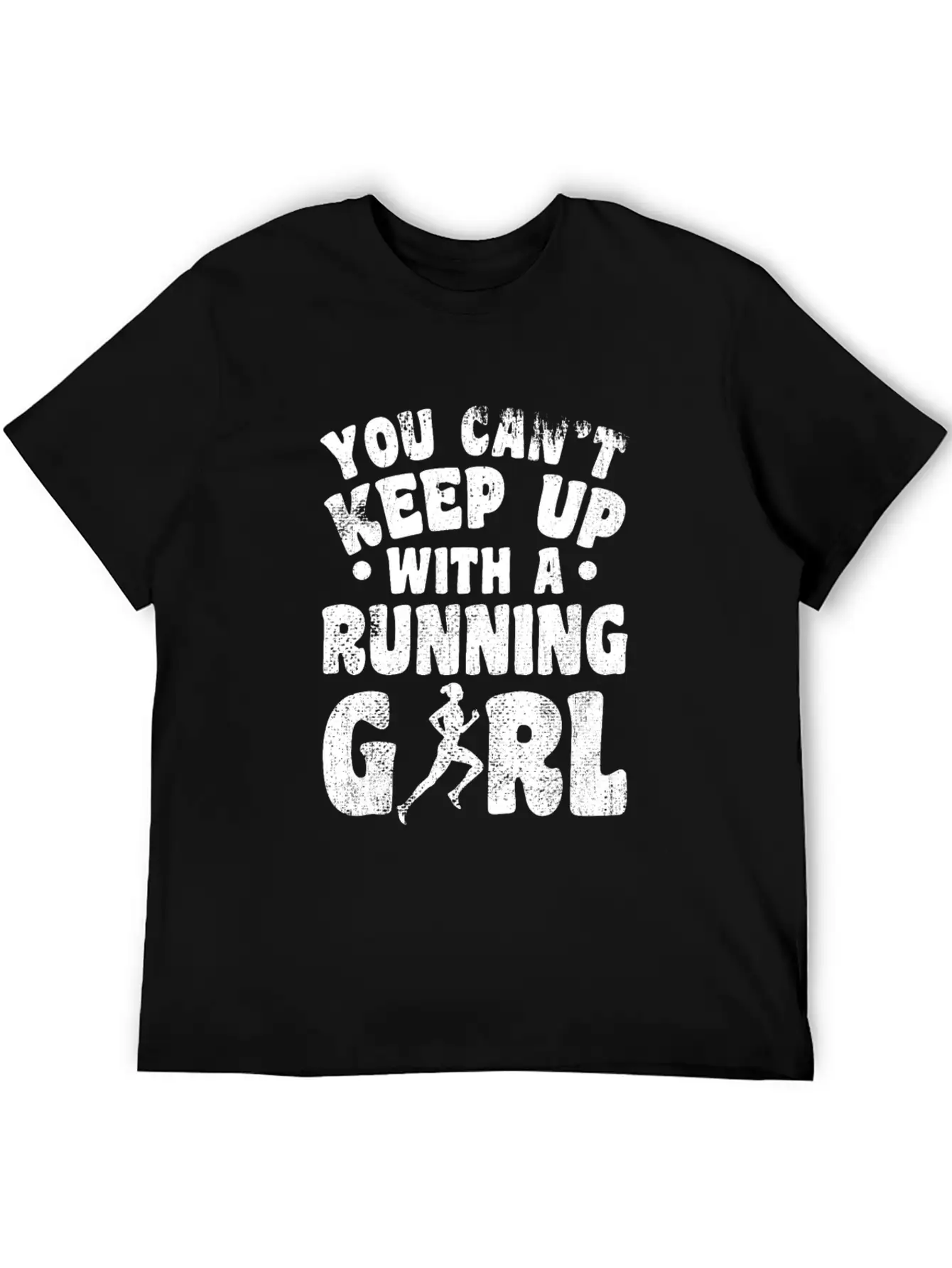 Running Girl Essential Cotton Tee For Daily Outfits – Unisex Style