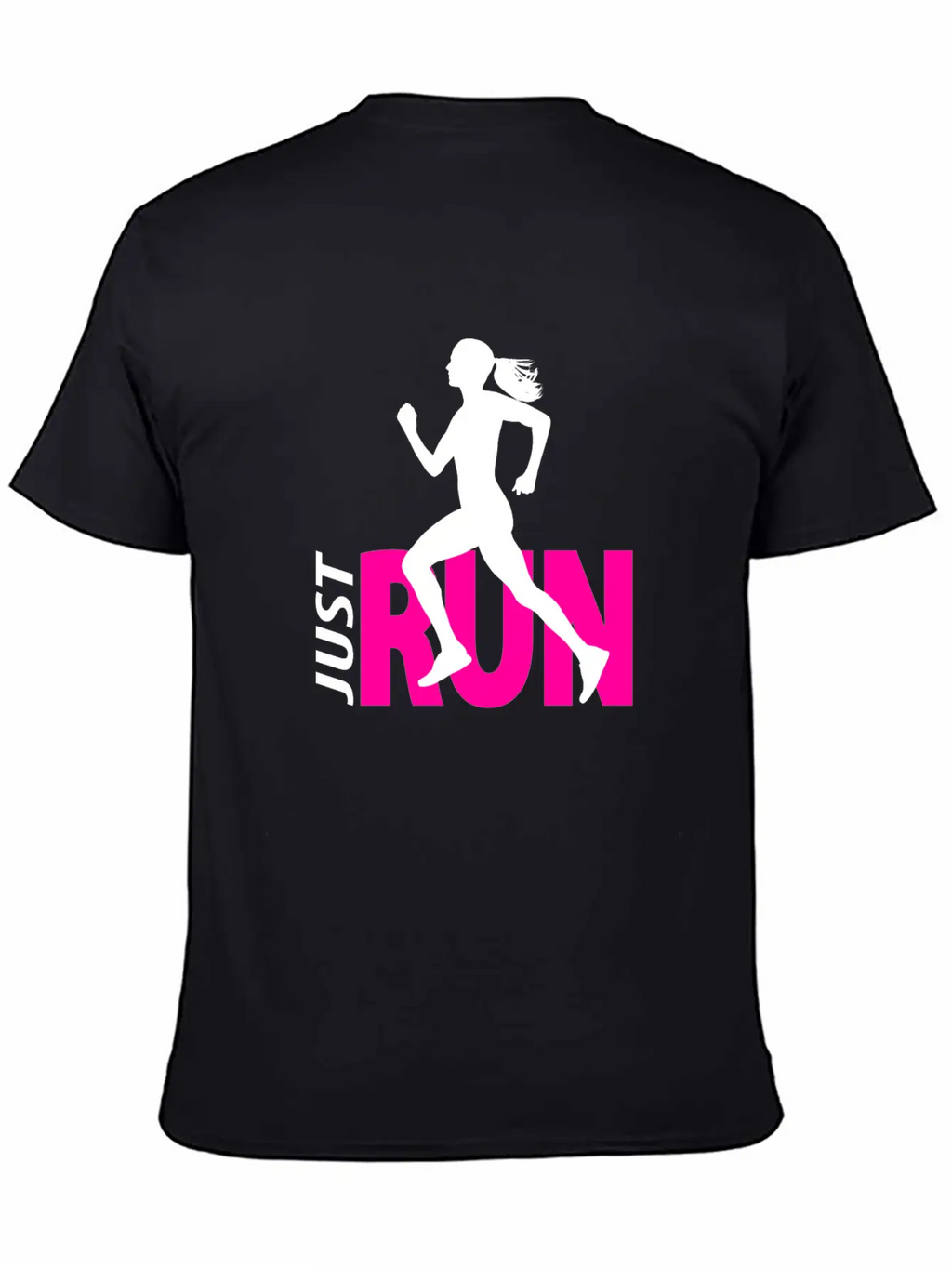 Running Girl Stylish Everyday T-Shirt – Unisex Basic Cotton Tee