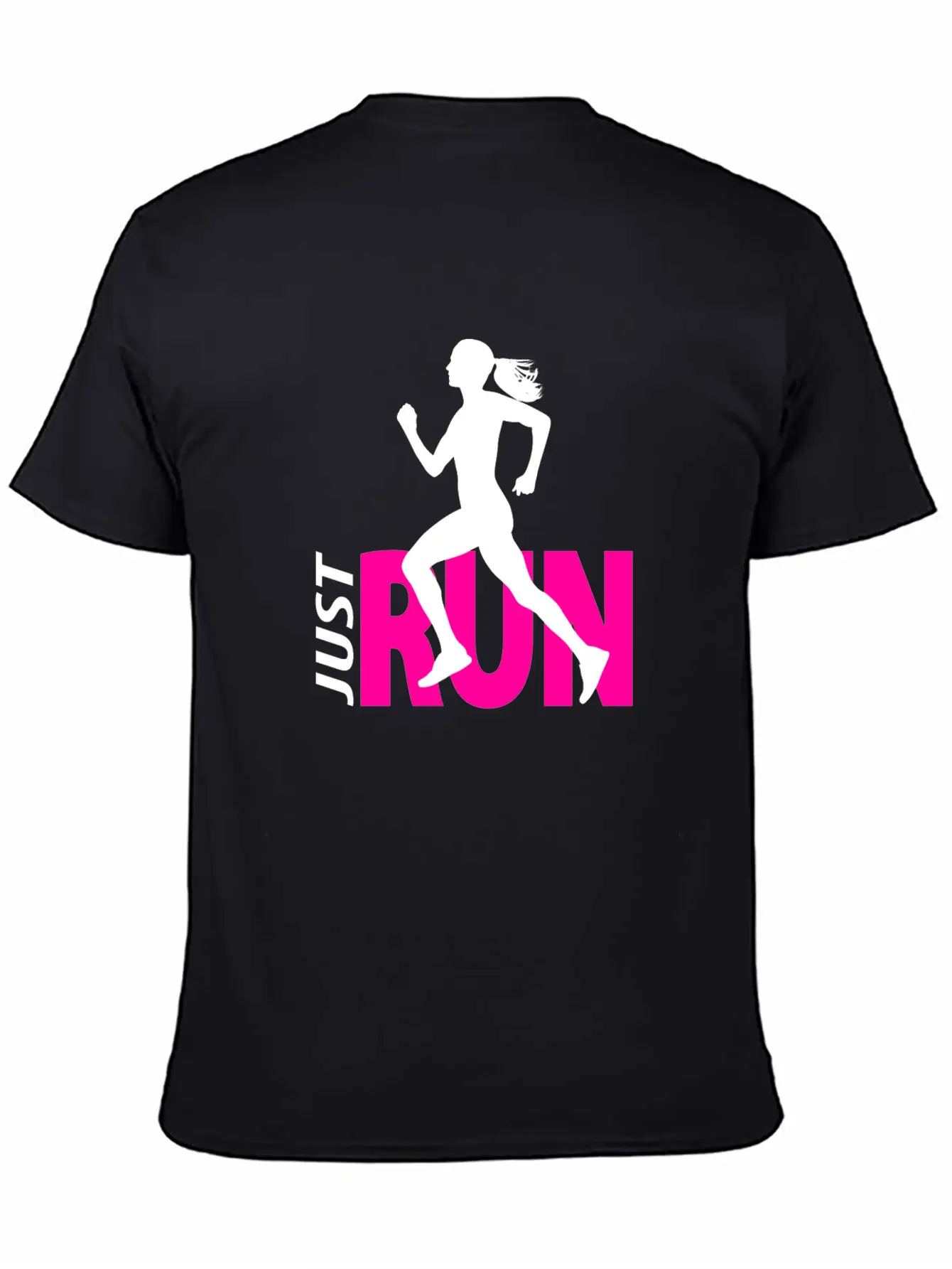 Running Girl Stylish Everyday T-Shirt – Unisex Basic Cotton Tee