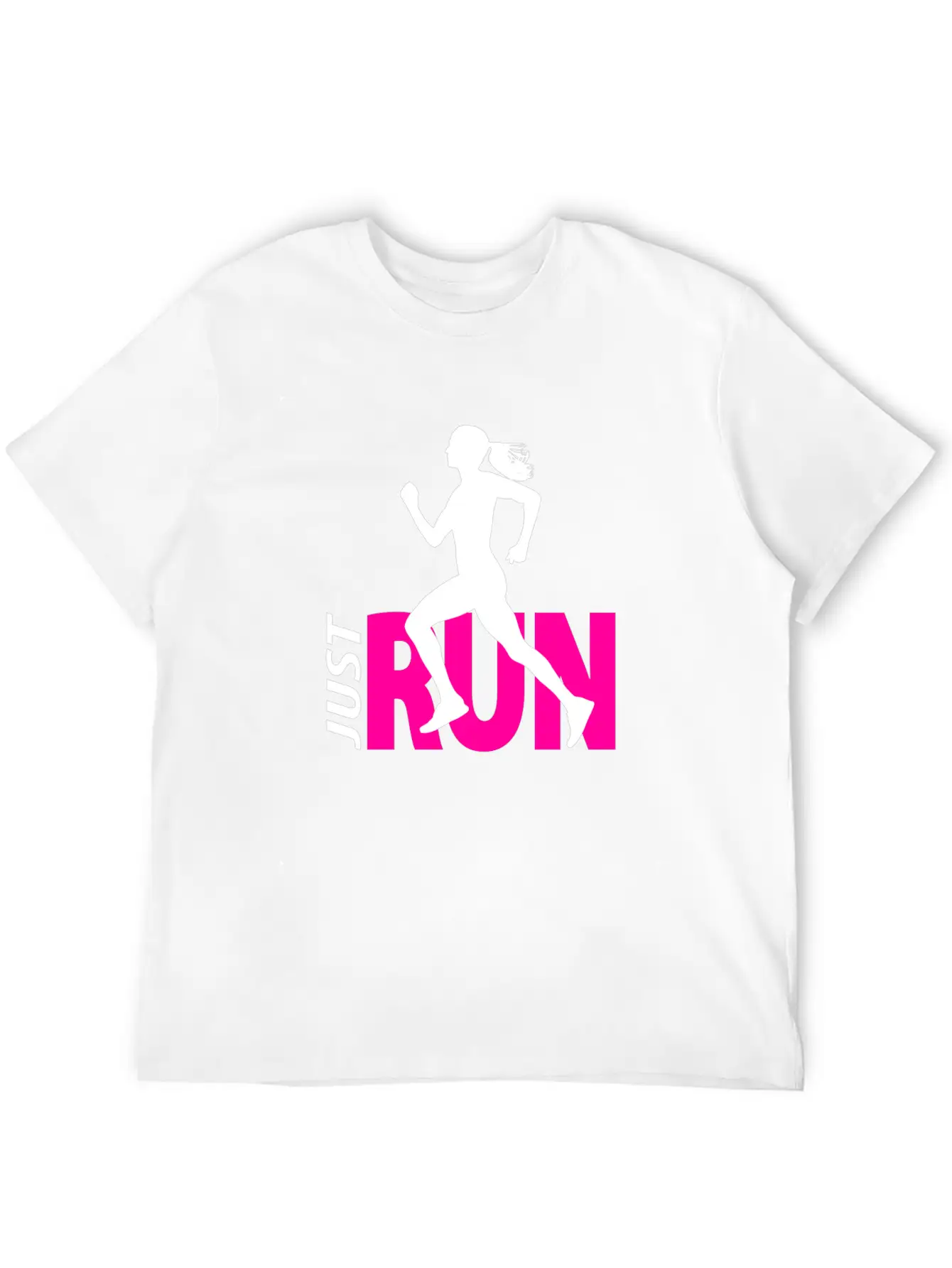 Running Girl Stylish Everyday T-Shirt – Unisex Basic Cotton Tee