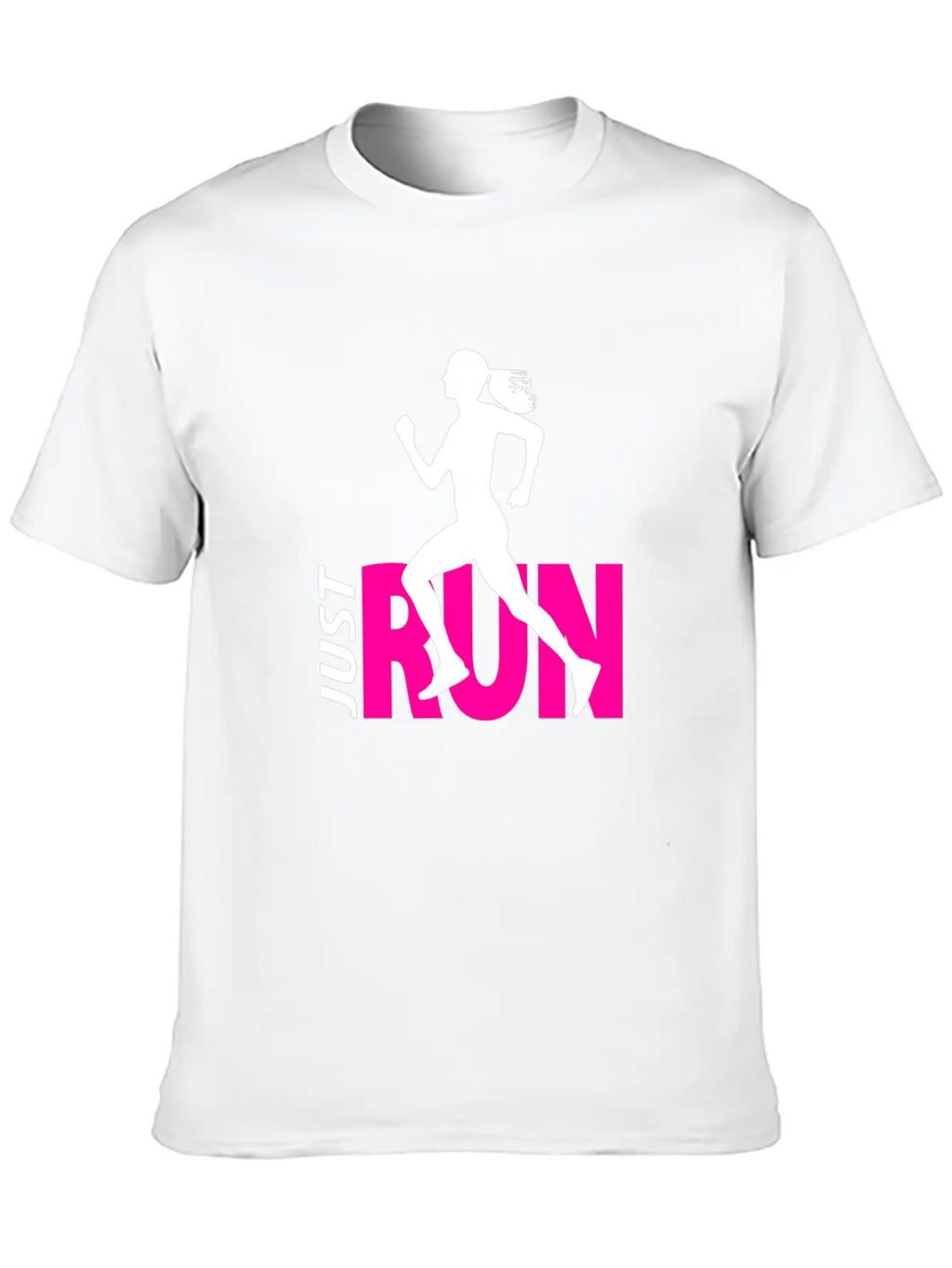 Running Girl Stylish Everyday T-Shirt – Unisex Basic Cotton Tee