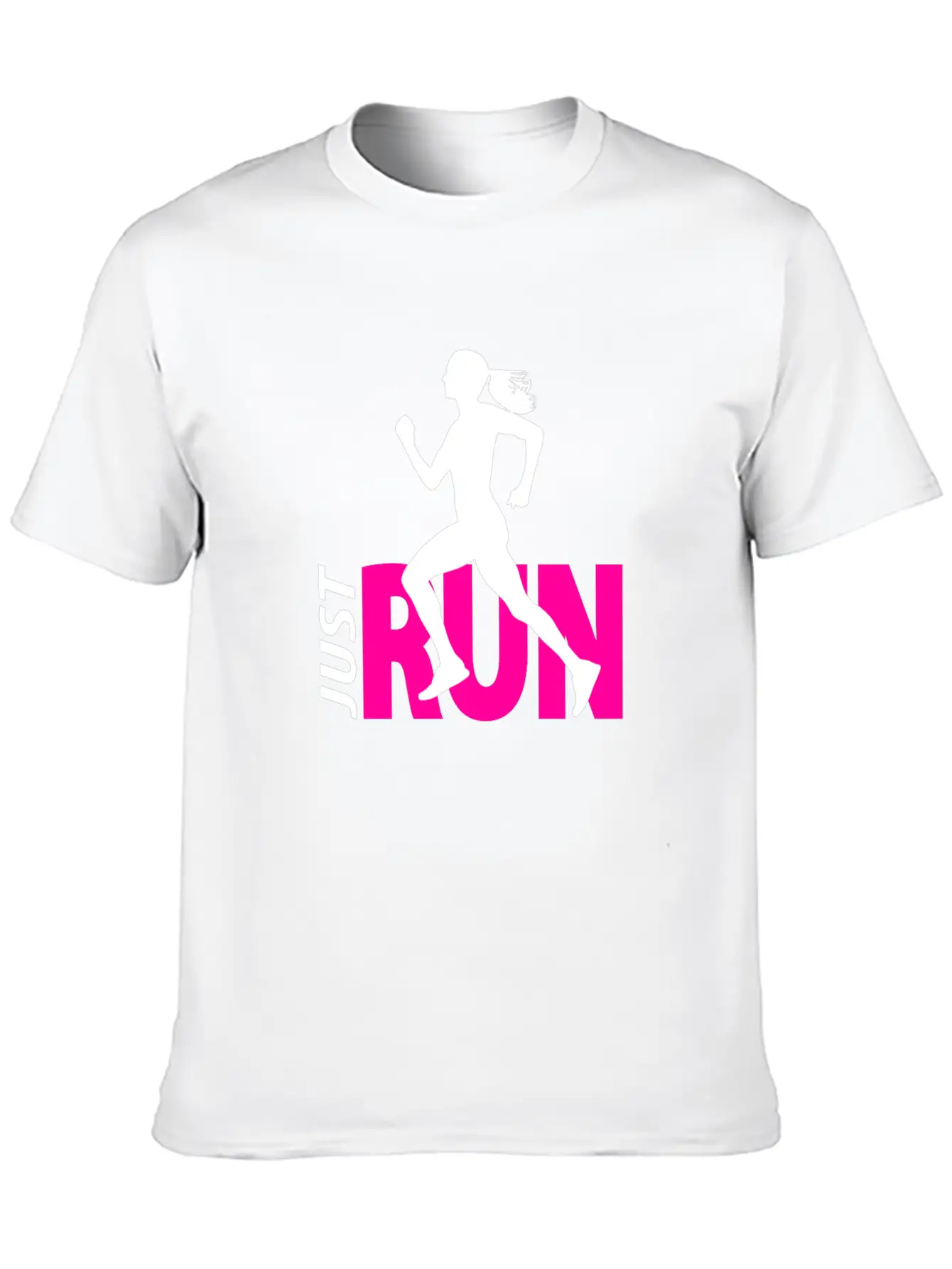 Running Girl Stylish Everyday T-Shirt – Unisex Basic Cotton Tee
