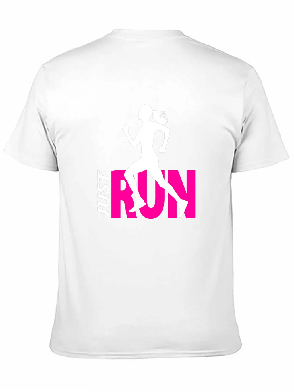 Running Girl Stylish Everyday T-Shirt – Unisex Basic Cotton Tee