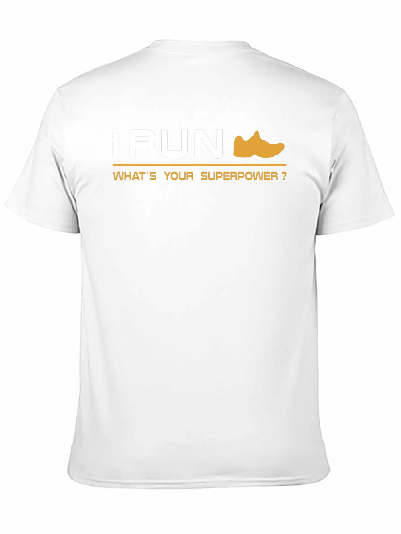 Running - I Run, What's Your Superpower Basic Graphic T-Shirt – Daily Comfort In Soft Cotton
