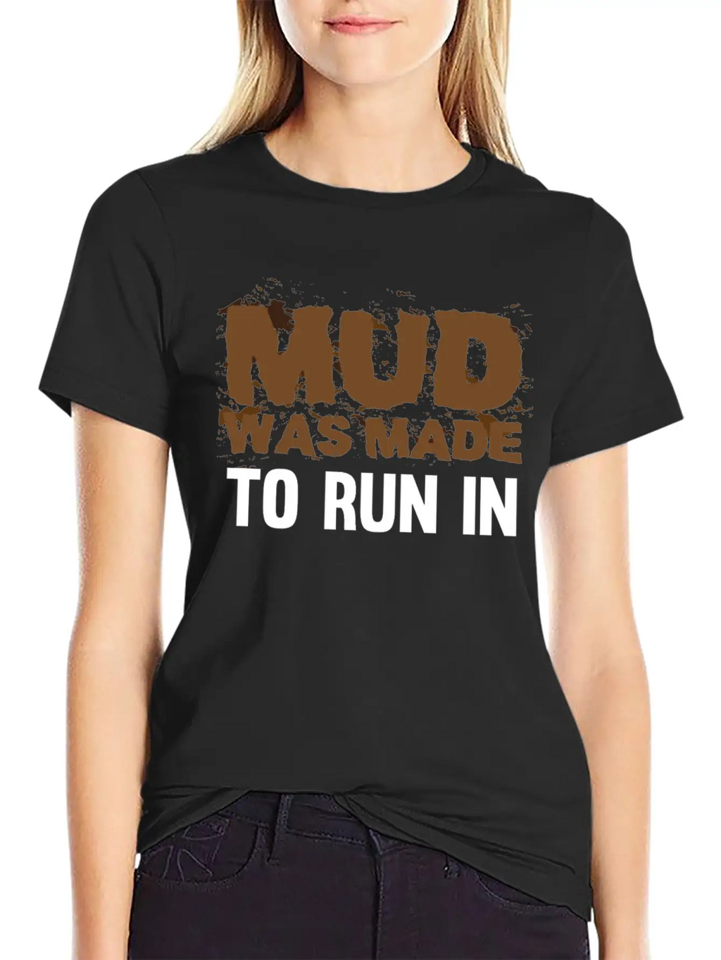 Running In Mud - Mud Run Mudder Runner Classic Cotton Tee – Unisex Comfort For Any Season