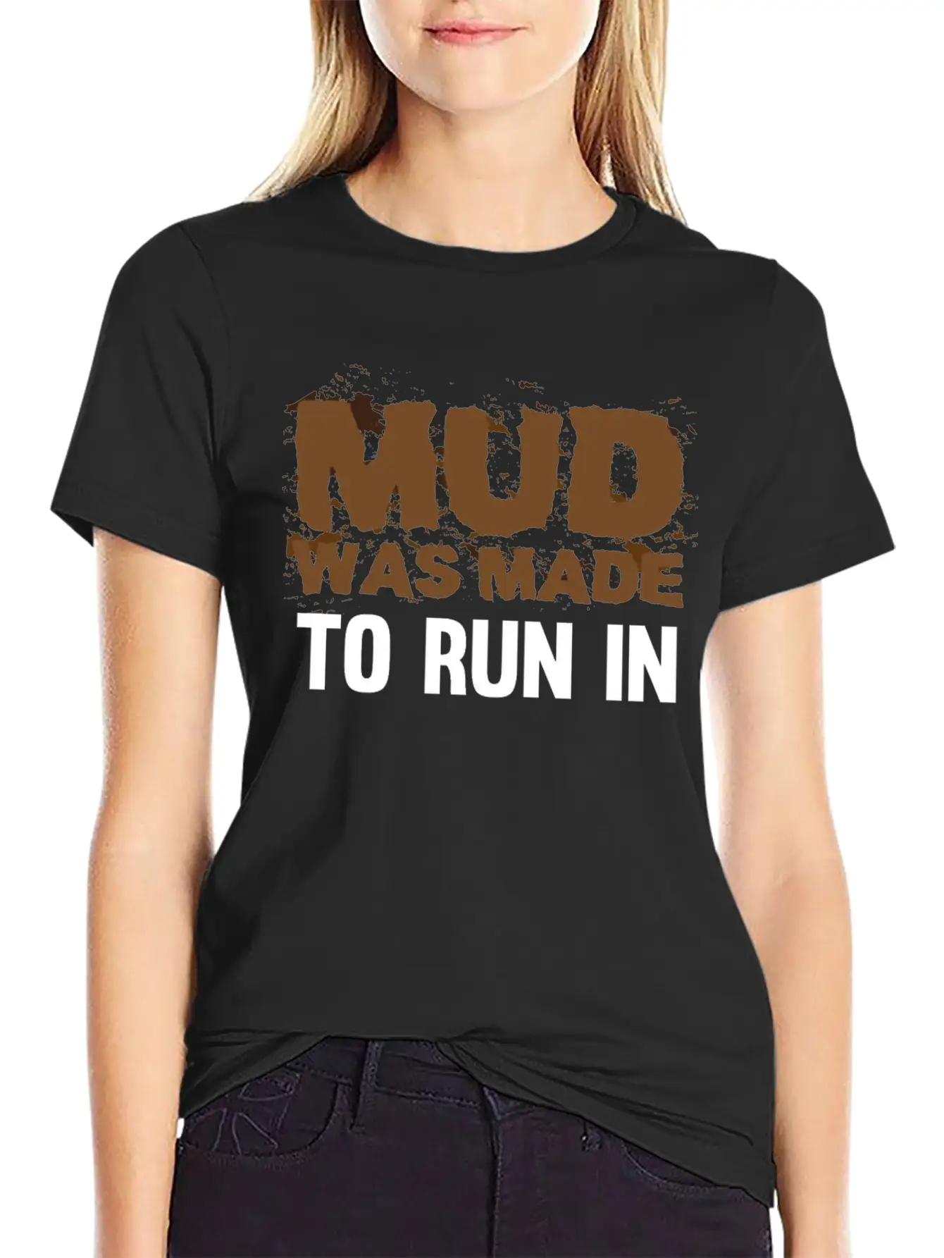 Running In Mud - Mud Run Mudder Runner Classic Cotton Tee – Unisex Comfort For Any Season