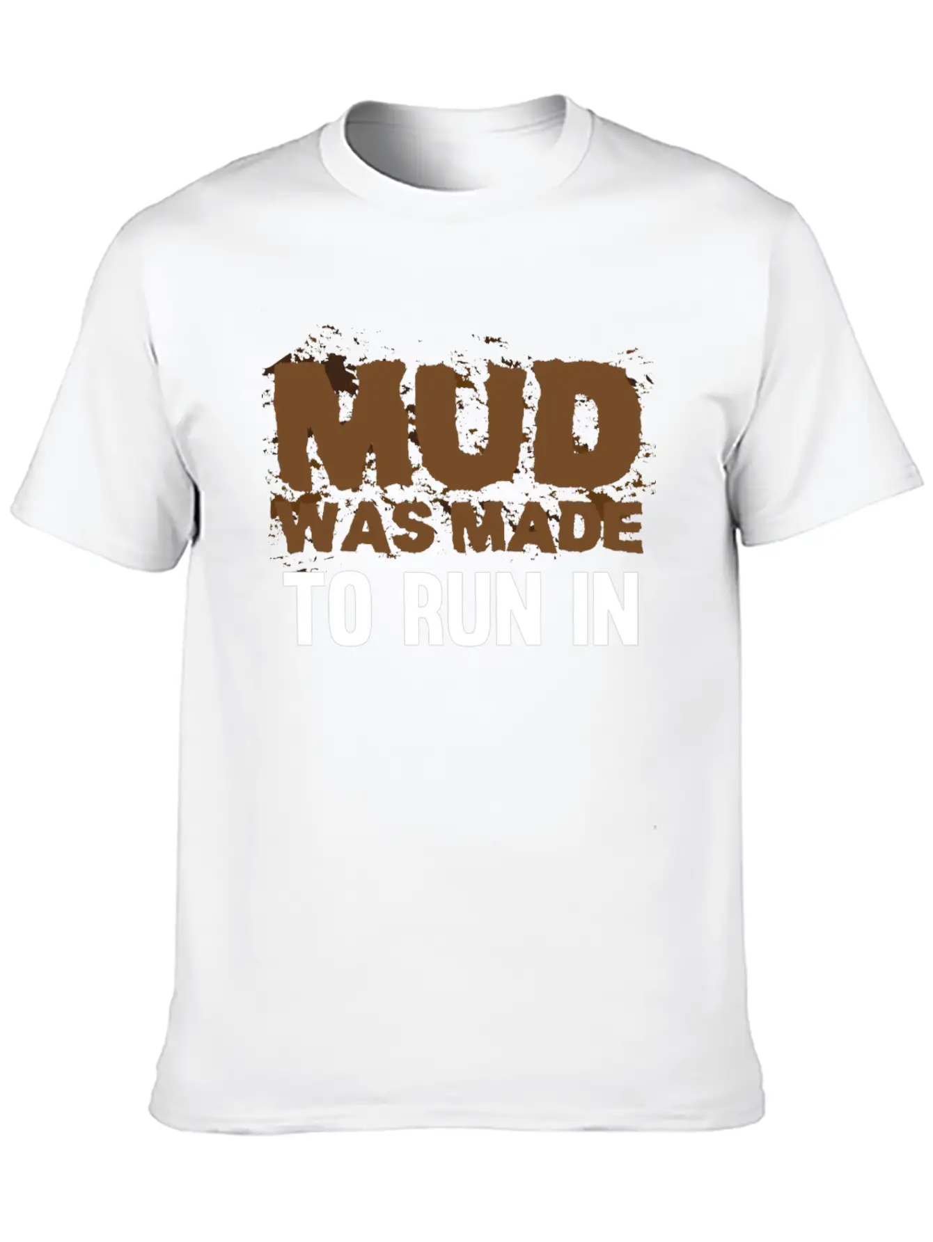 Running In Mud - Mud Run Mudder Runner Classic Cotton Tee – Unisex Comfort For Any Season