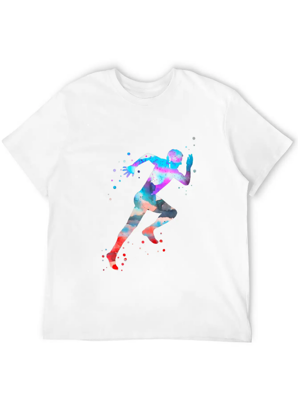Running Man Unisex Casual T-Shirt – Clean Design For Daily Comfort