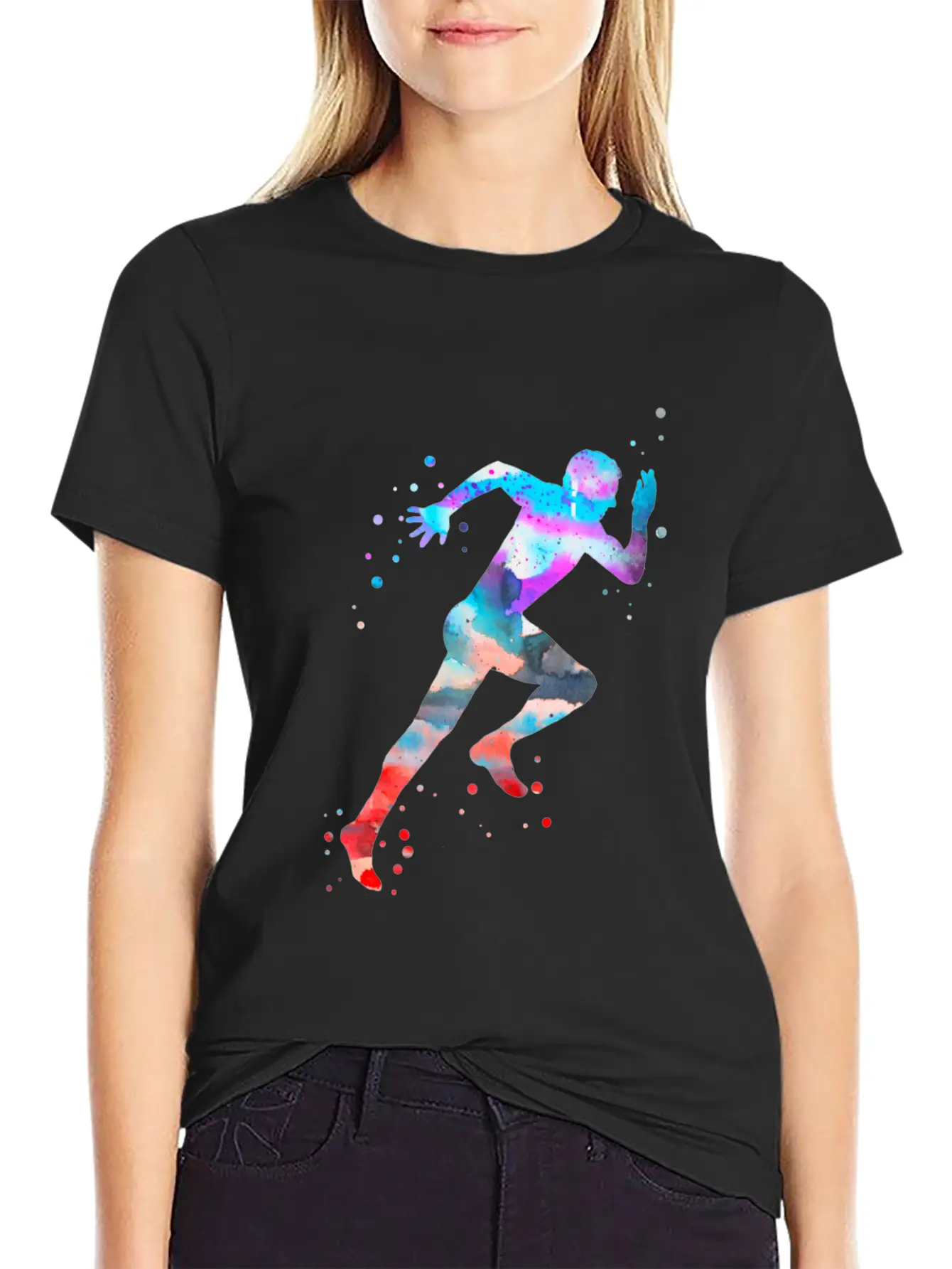 Running Man Unisex Casual T-Shirt – Clean Design For Daily Comfort