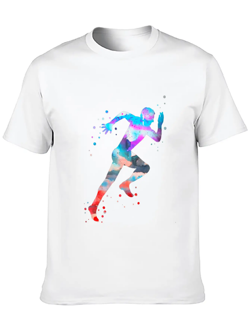 Running Man Unisex Casual T-Shirt – Clean Design For Daily Comfort