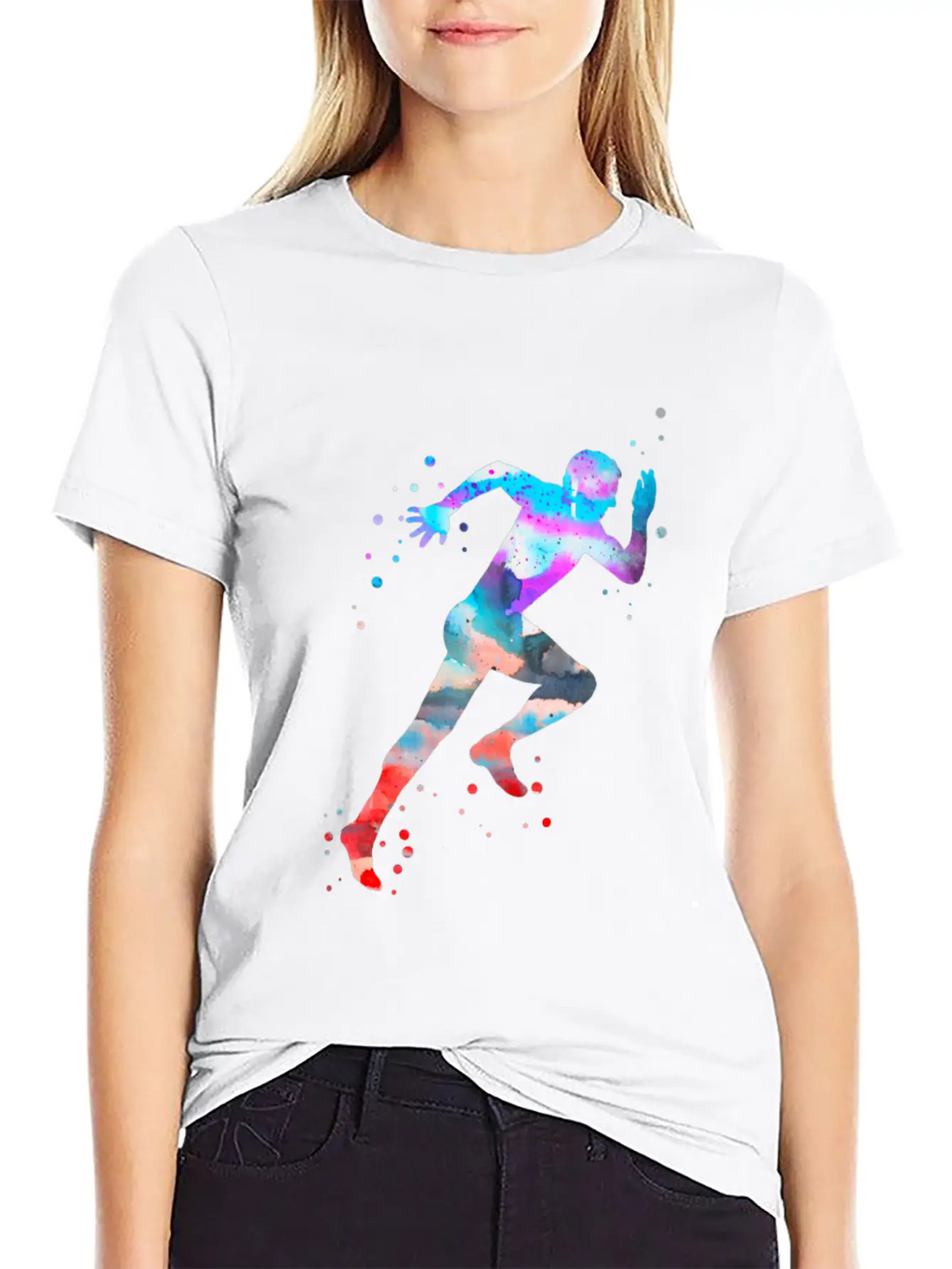 Running Man Unisex Casual T-Shirt – Clean Design For Daily Comfort