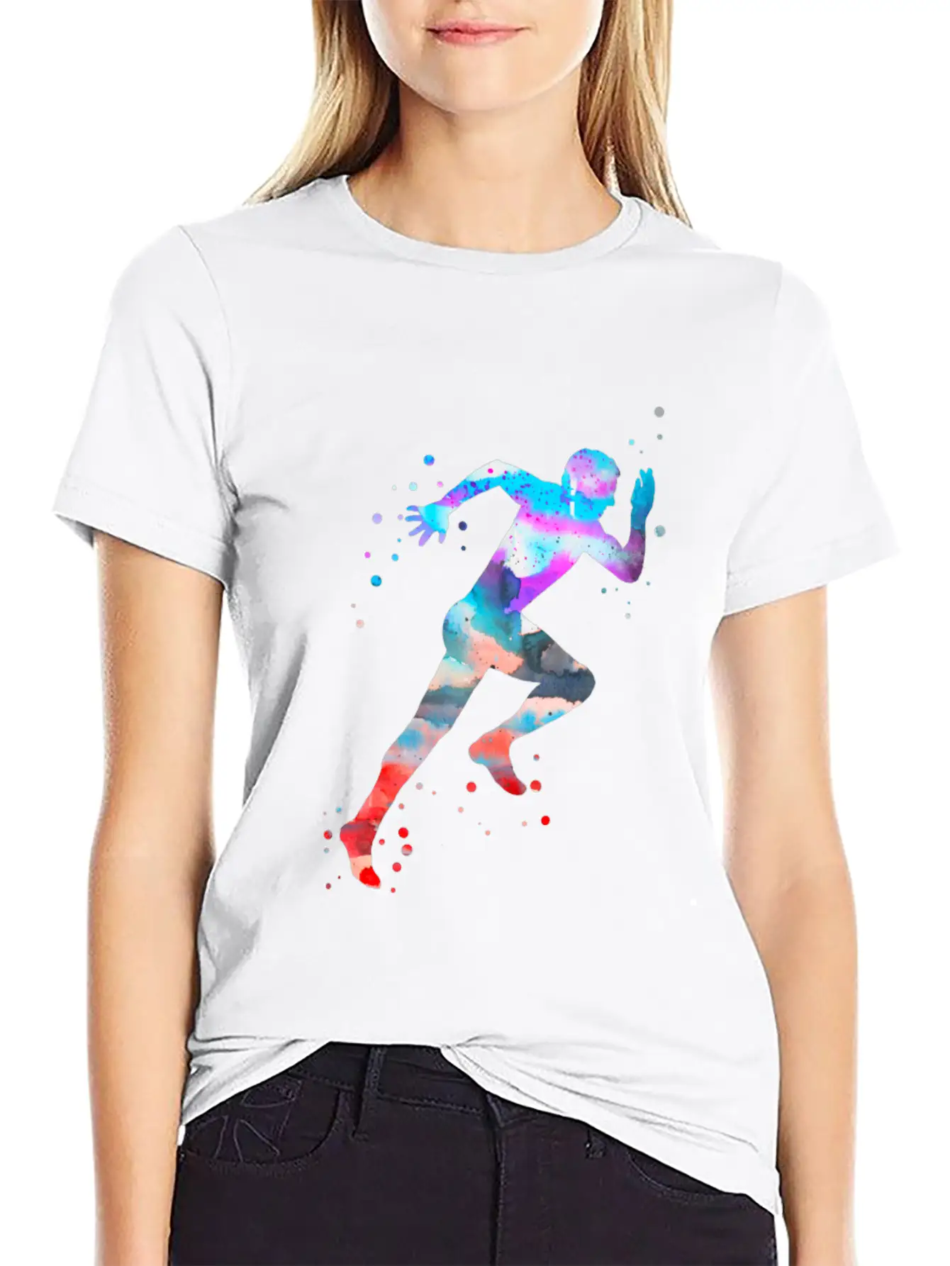 Running Man Unisex Casual T-Shirt – Clean Design For Daily Comfort