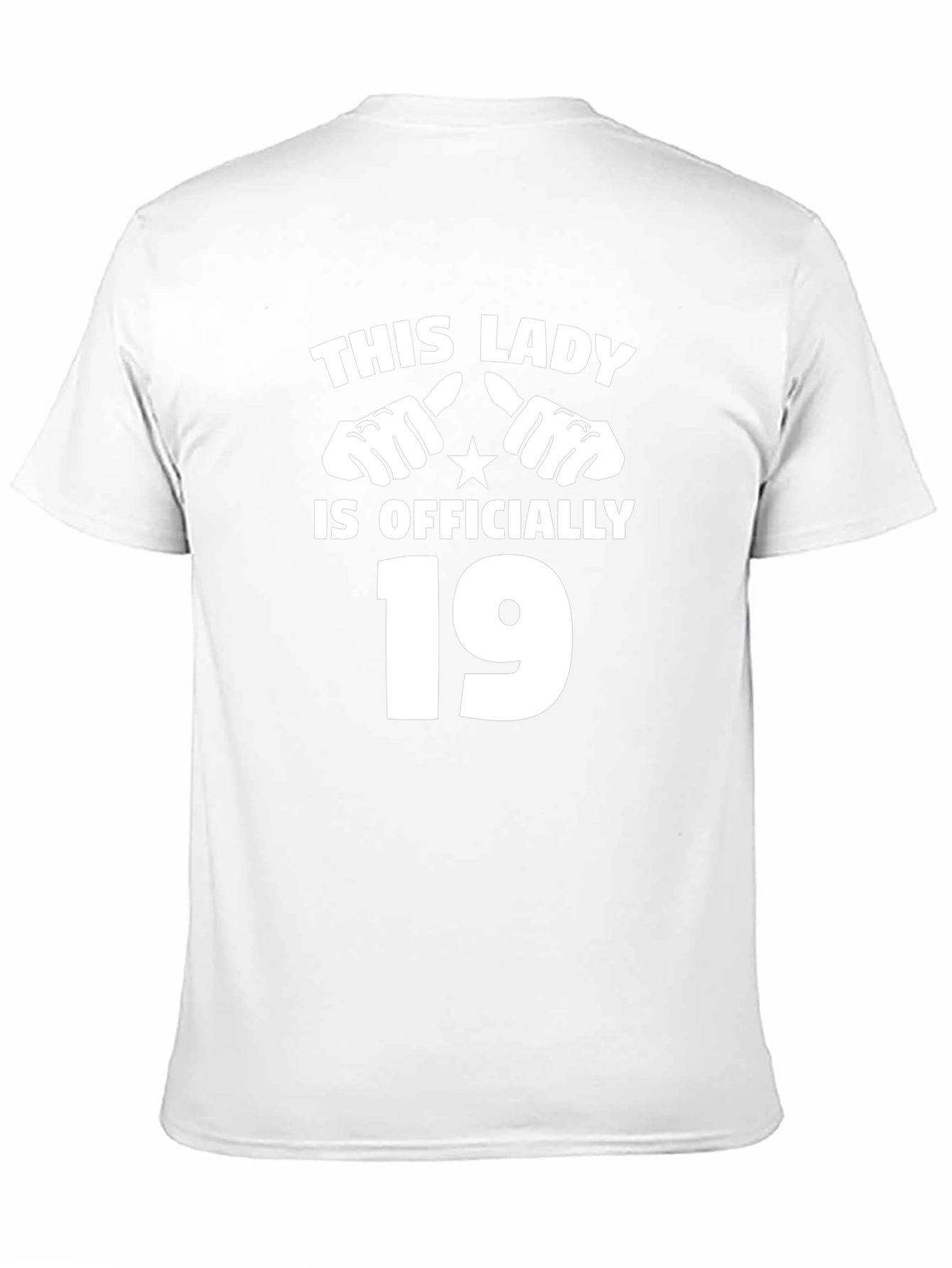 Funny 19th Birthday T-Shirt - This Lady is Officially 19