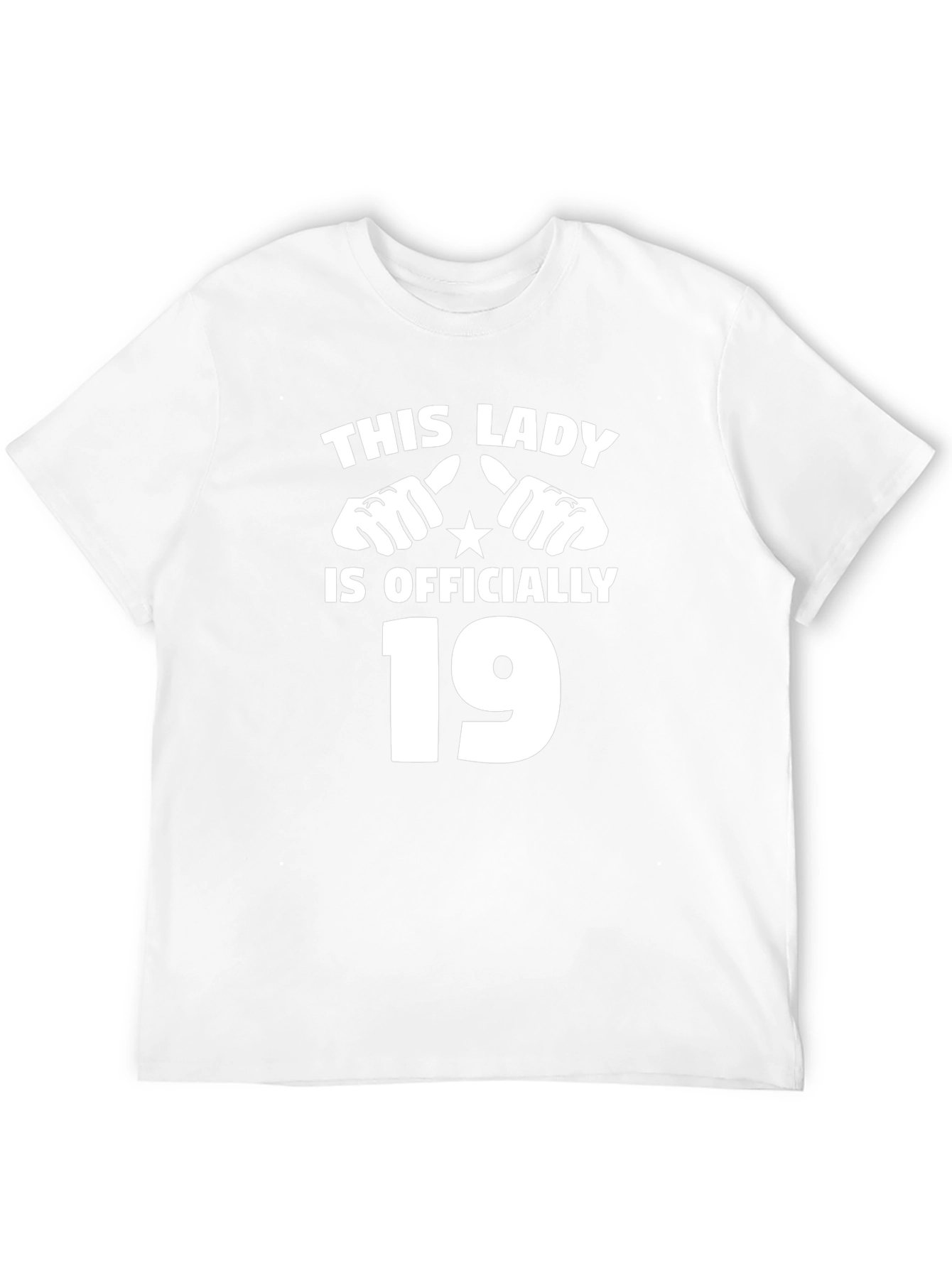 Funny 19th Birthday T-Shirt - This Lady is Officially 19