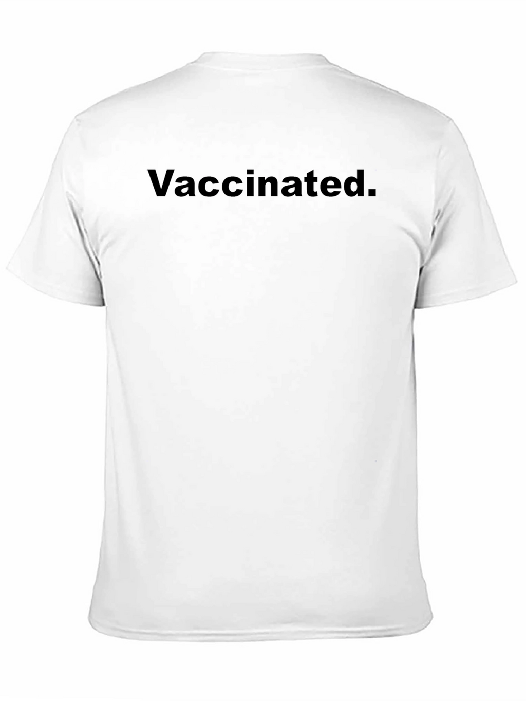 Vaccinated Black T-Shirt - Show Your Status!