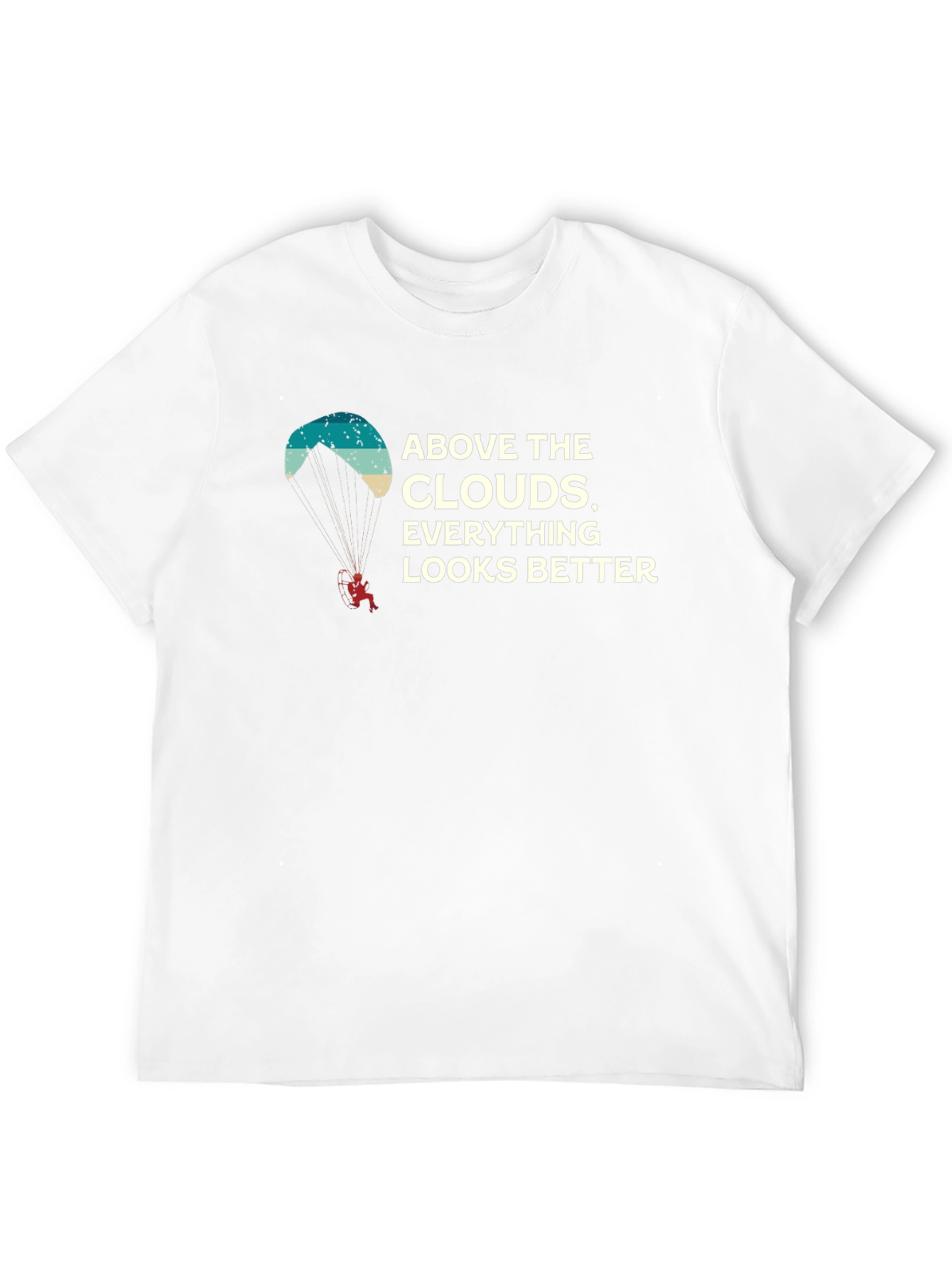 Above The Clouds T-Shirt - Adventure Paragliding Tee