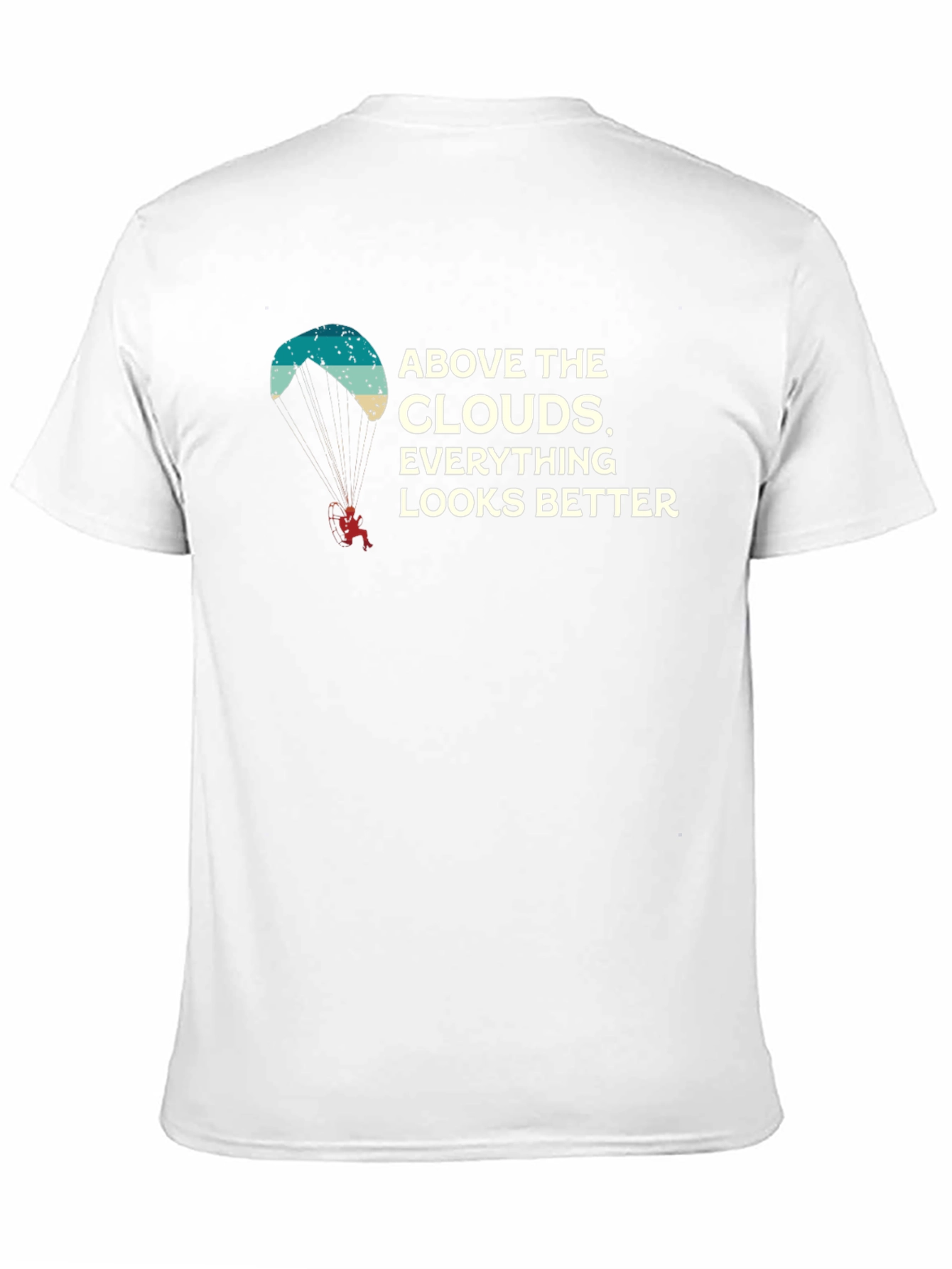 Above The Clouds T-Shirt - Adventure Paragliding Tee