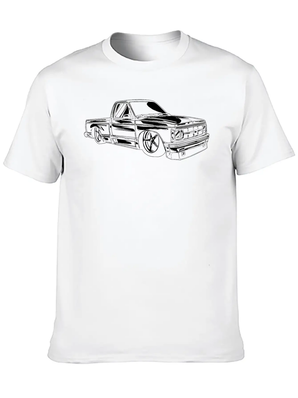 S10 Front Quarter Design Unisex Casual T-Shirt – Clean Design For Daily Comfort