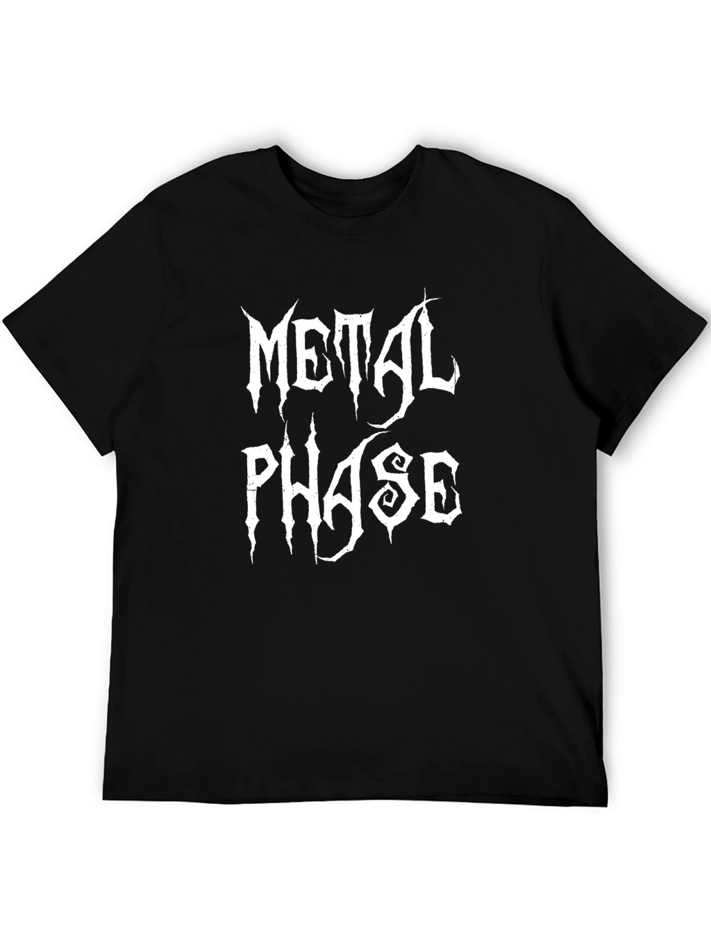 Metal Phase Black T-Shirt - Gothic Band Style
