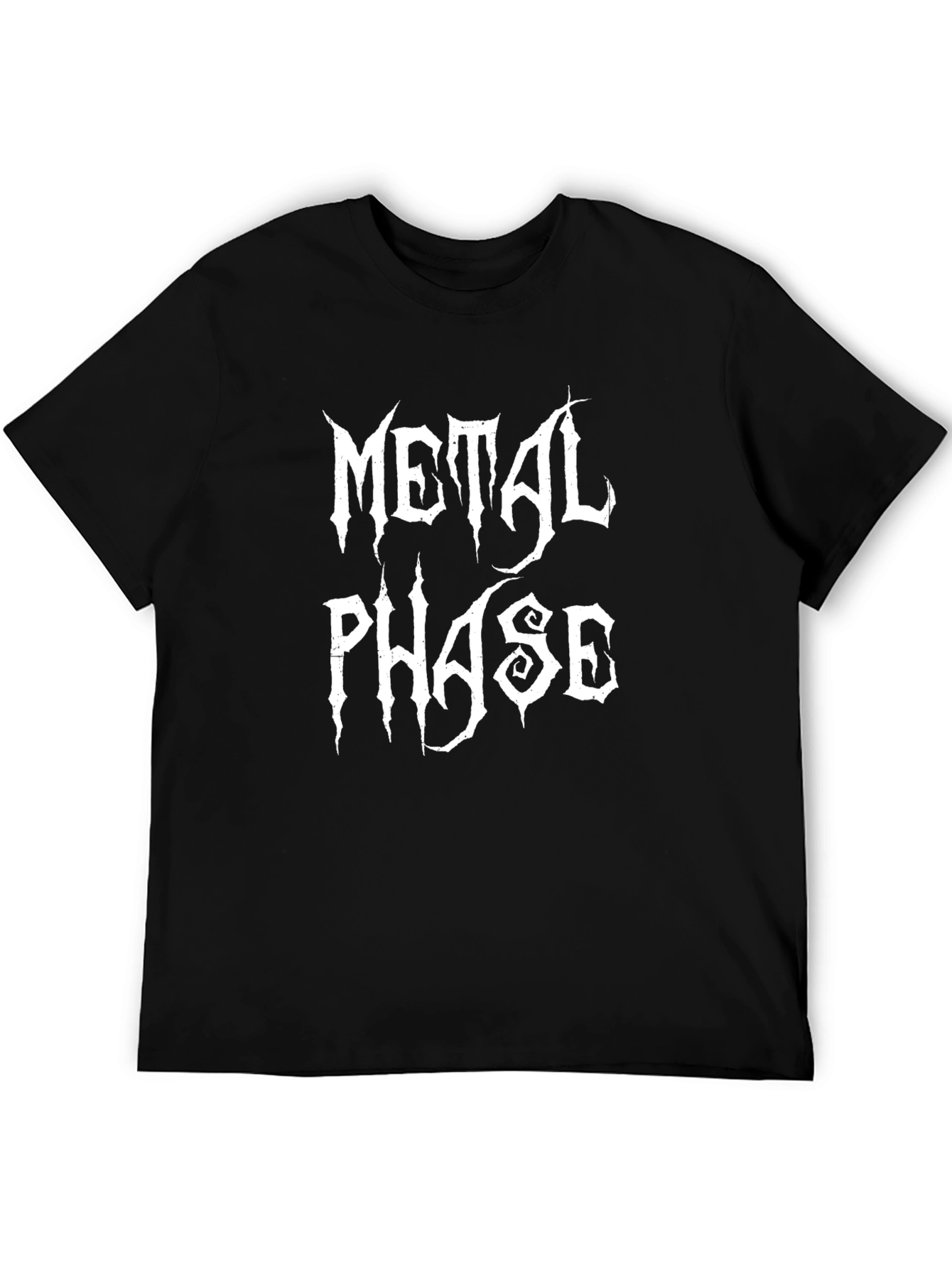 Metal Phase Black T-Shirt - Gothic Band Style
