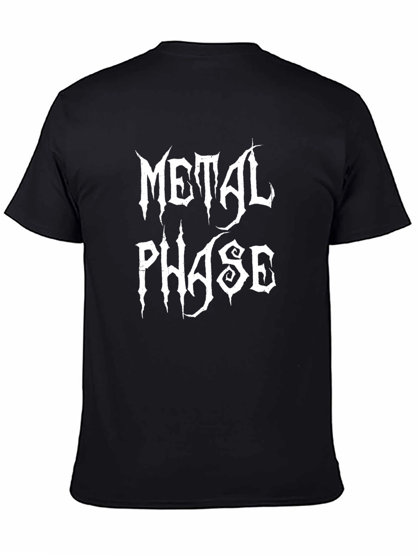 Metal Phase Black T-Shirt - Gothic Band Style