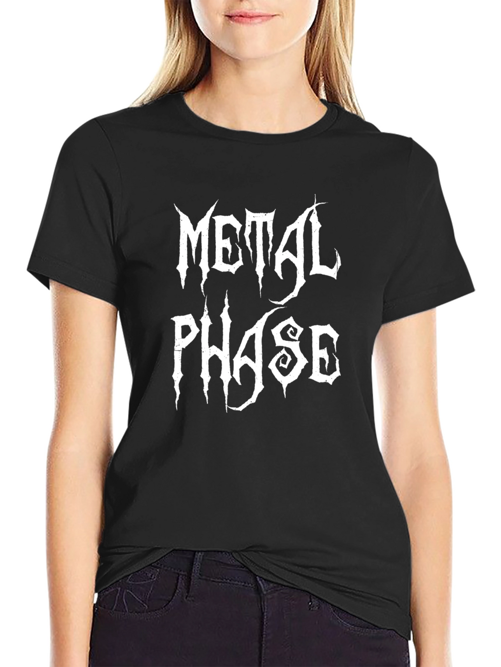 Metal Phase Black T-Shirt - Gothic Band Style