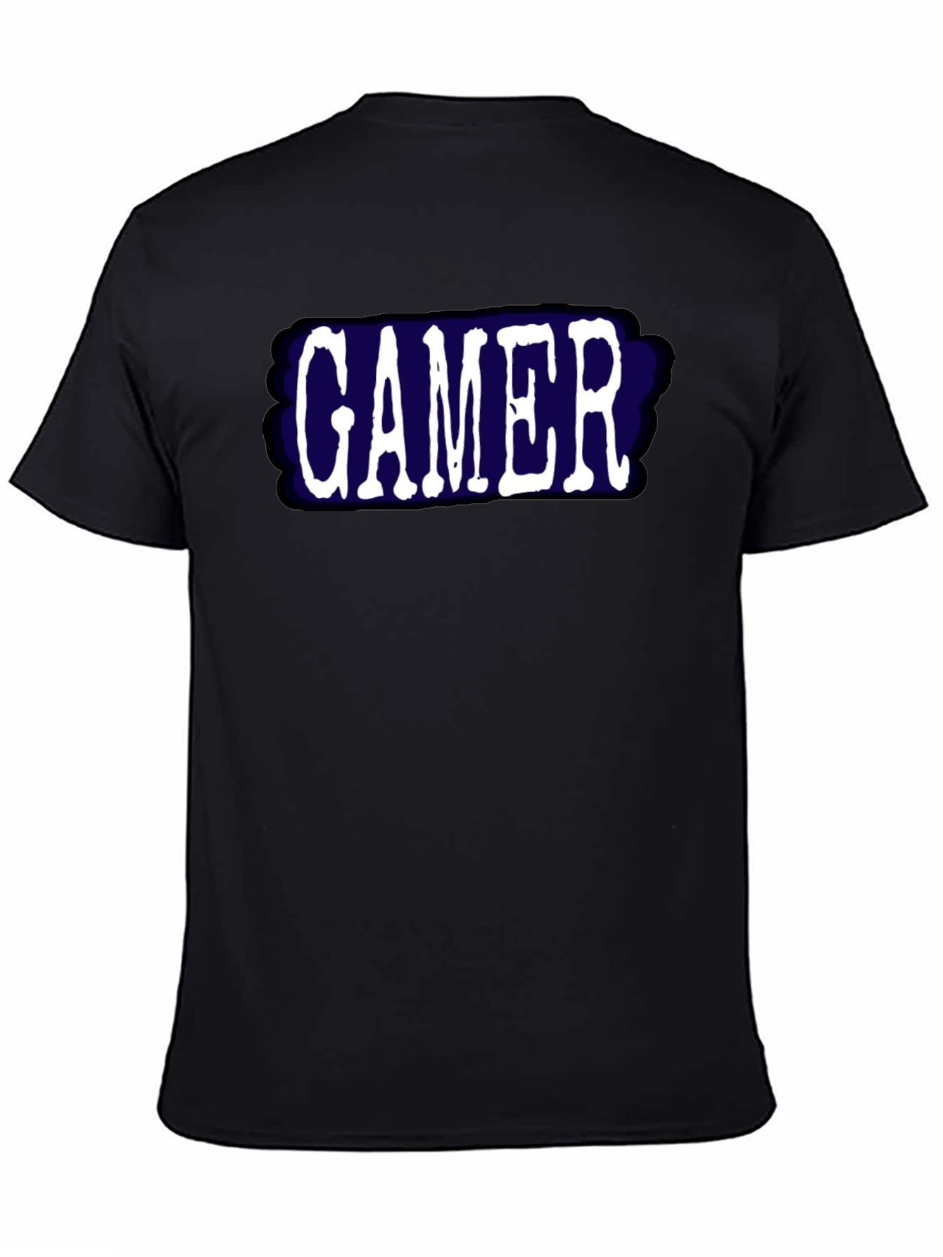 Gamer T-Shirt - Black Bold Graphic Tee