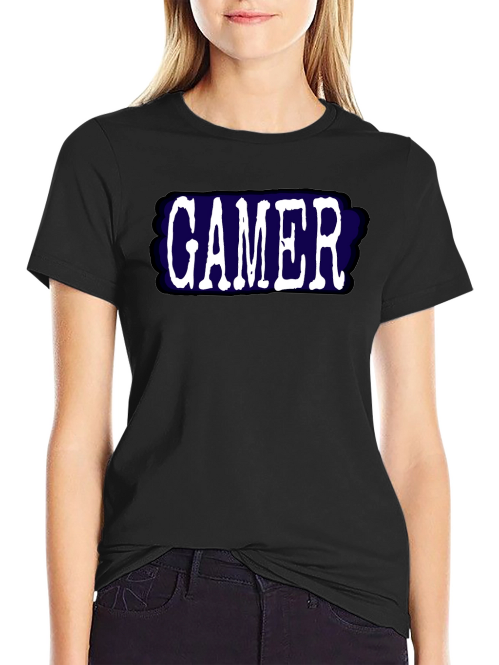 Gamer T-Shirt - Black Bold Graphic Tee