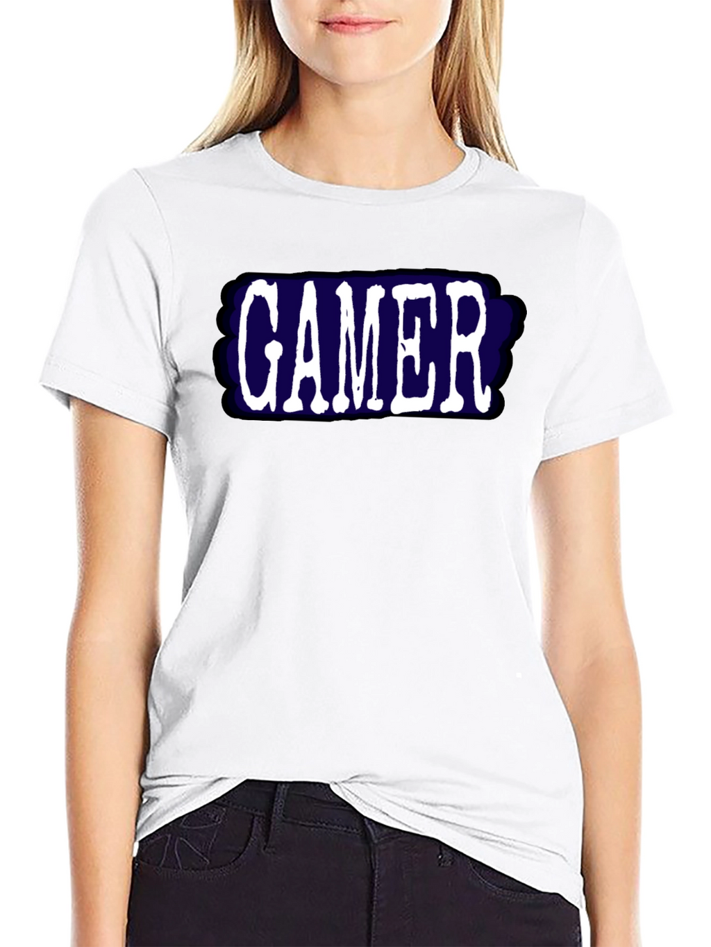 Gamer T-Shirt - Black Bold Graphic Tee