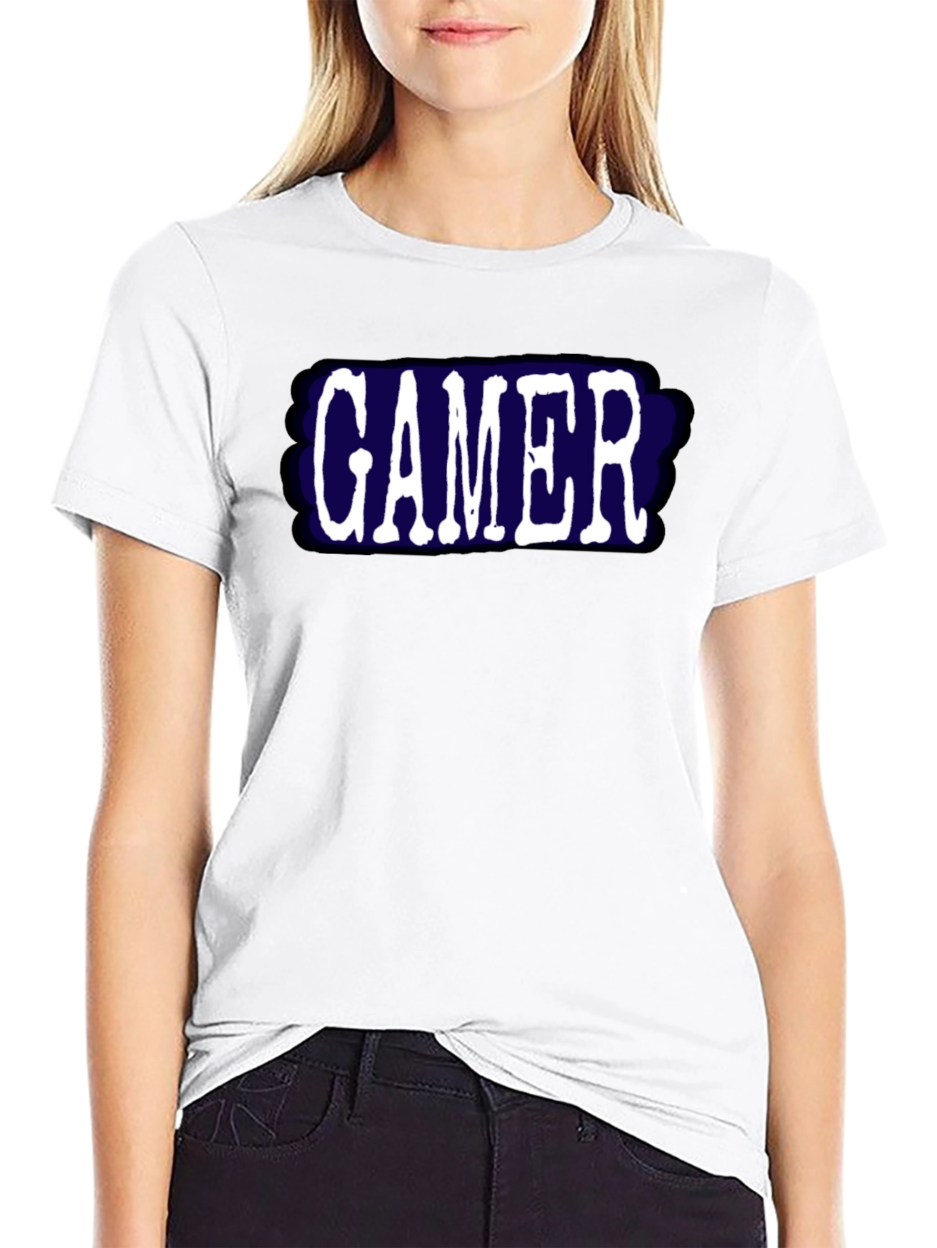 Gamer T-Shirt - Black Bold Graphic Tee