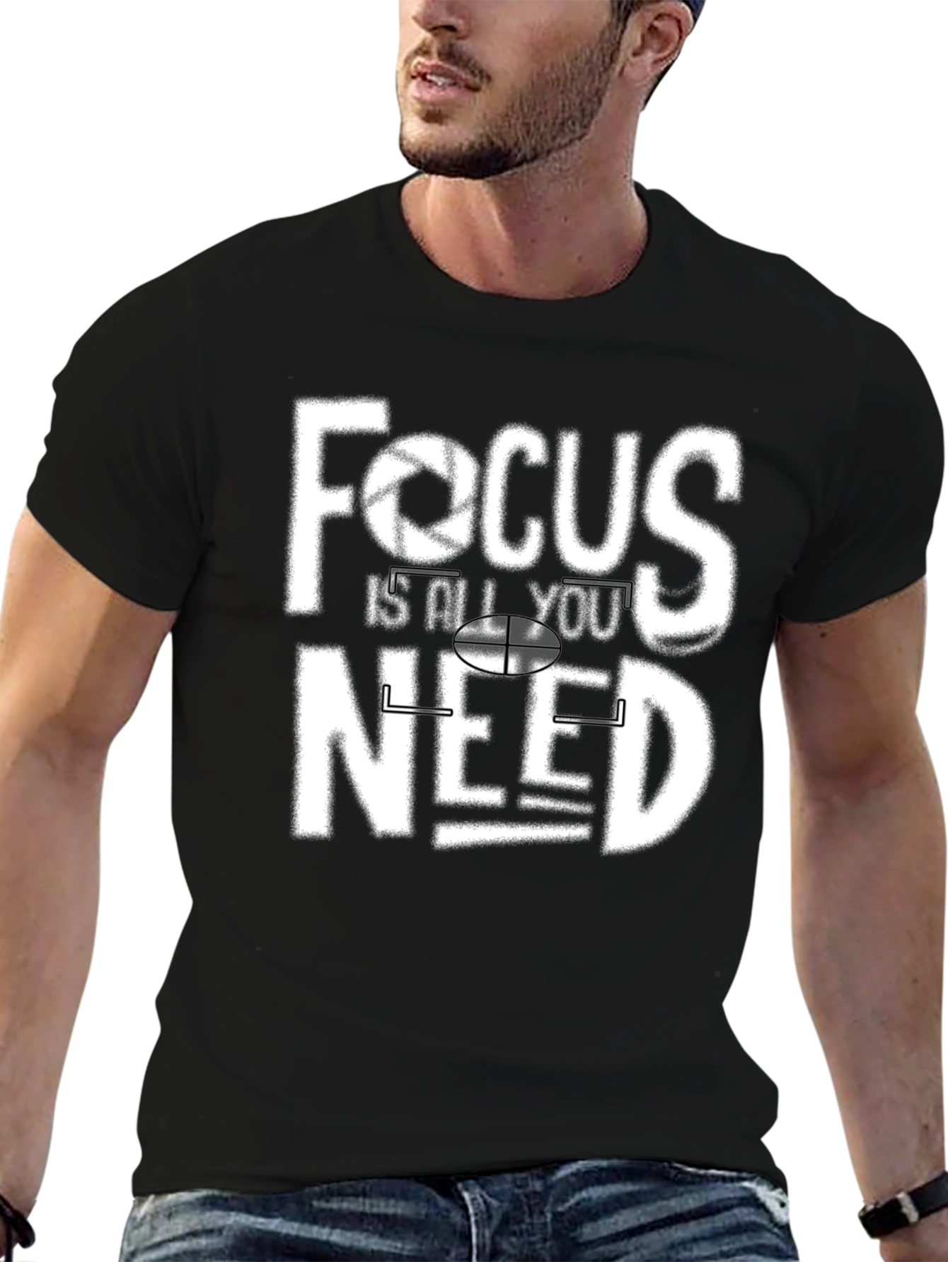 Focus is All You Need Graphic T-Shirt