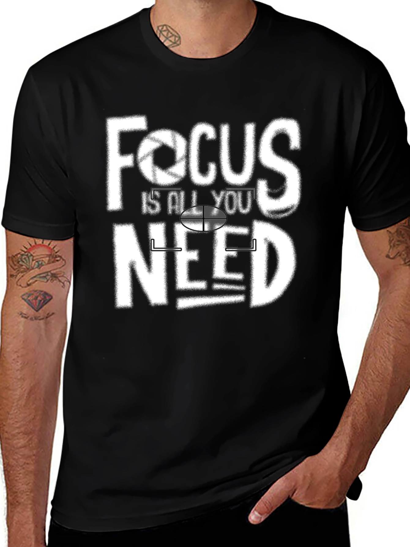 Focus is All You Need Graphic T-Shirt