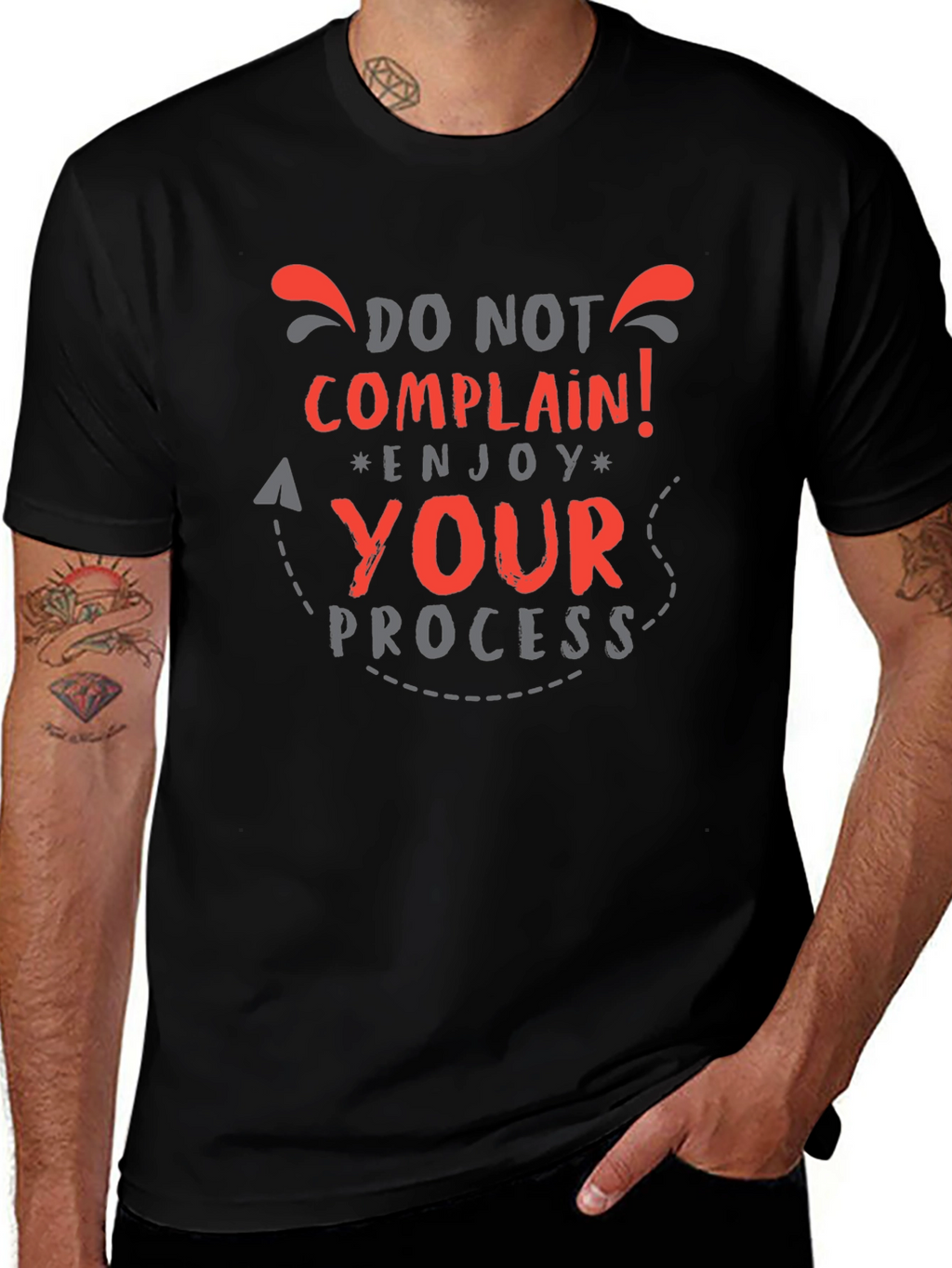 Do Not Complain Enjoy Your Process Graphic Tee