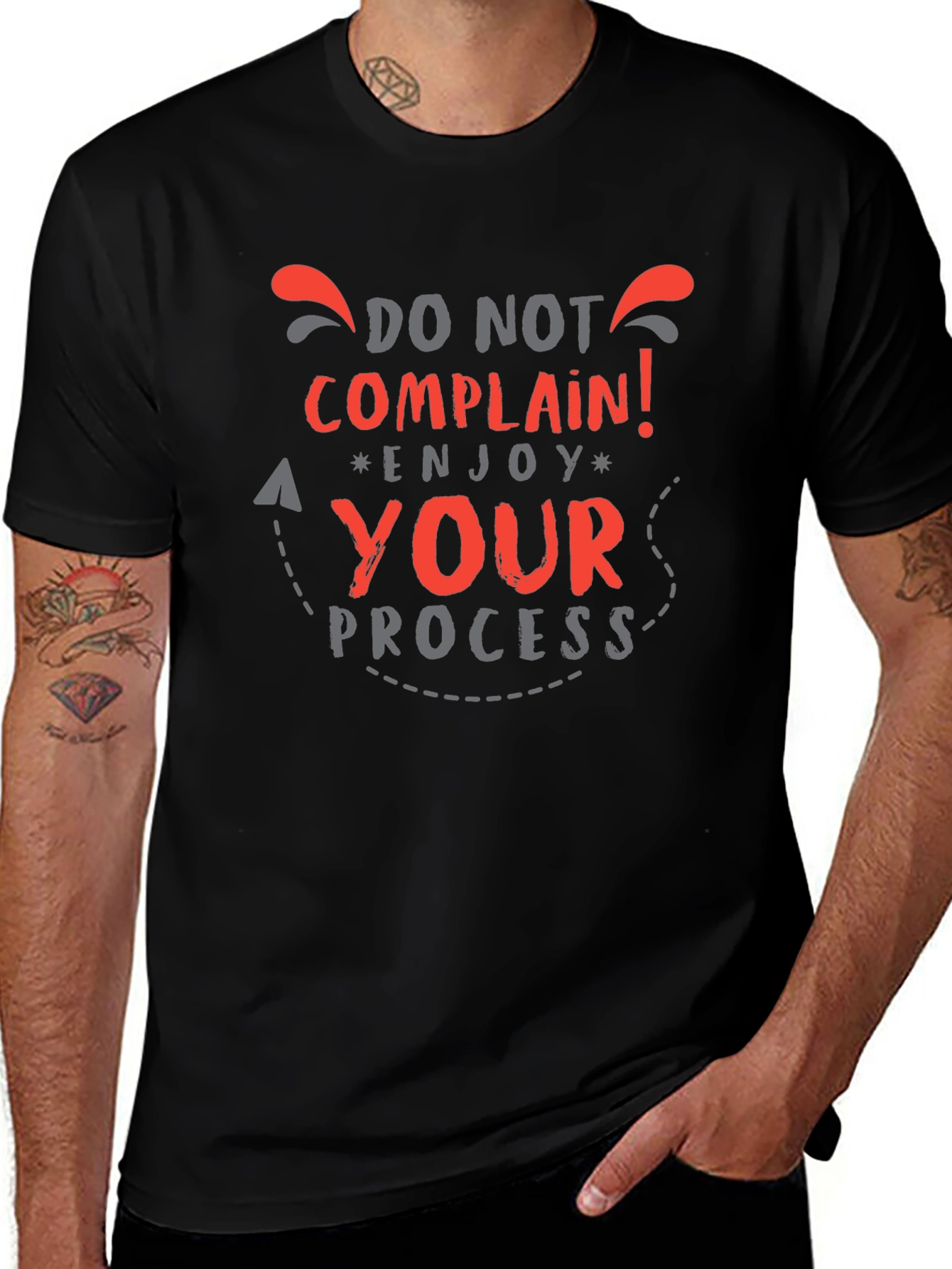 Do Not Complain Enjoy Your Process Graphic Tee