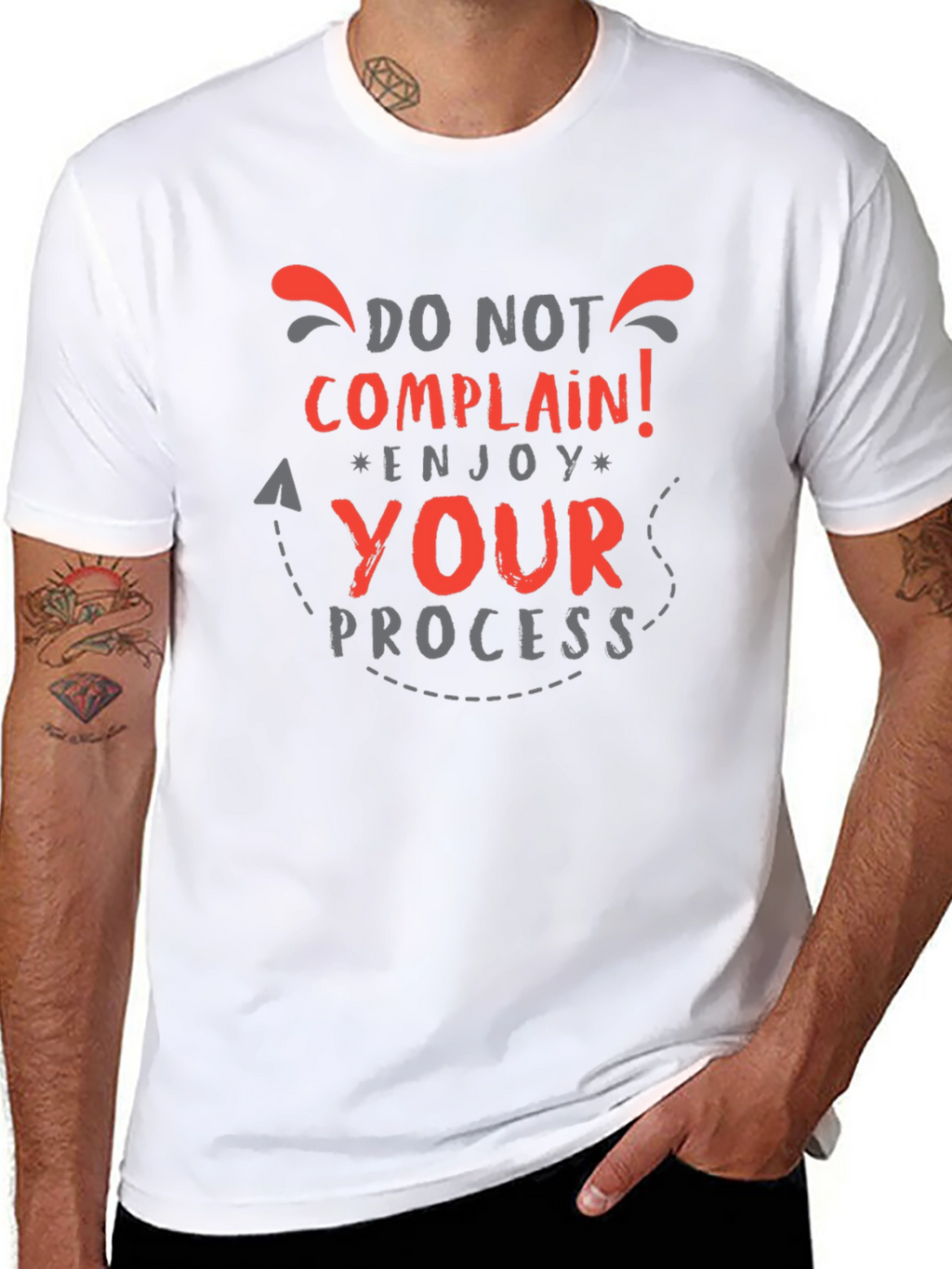 Do Not Complain Enjoy Your Process Graphic Tee