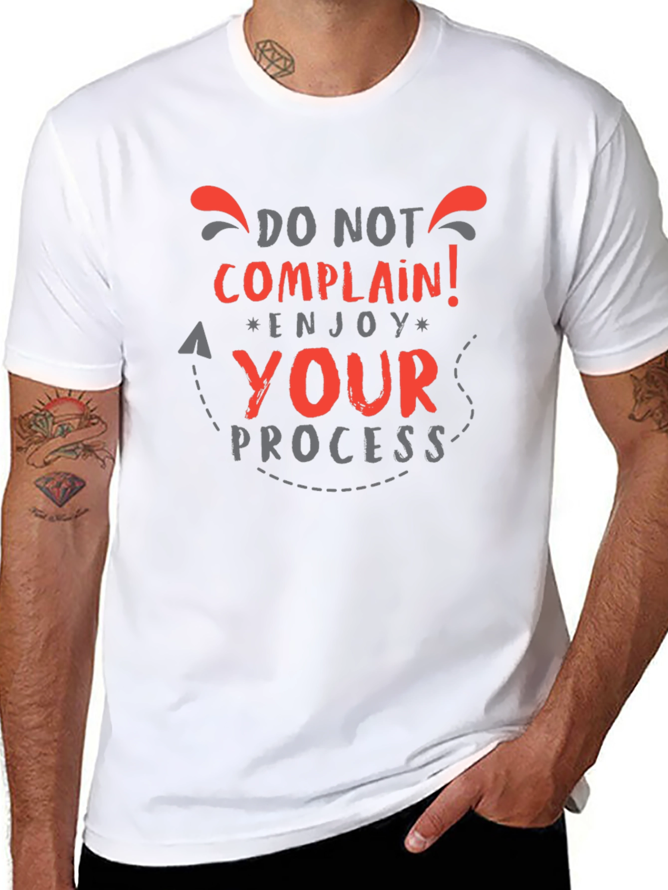 Do Not Complain Enjoy Your Process Graphic Tee