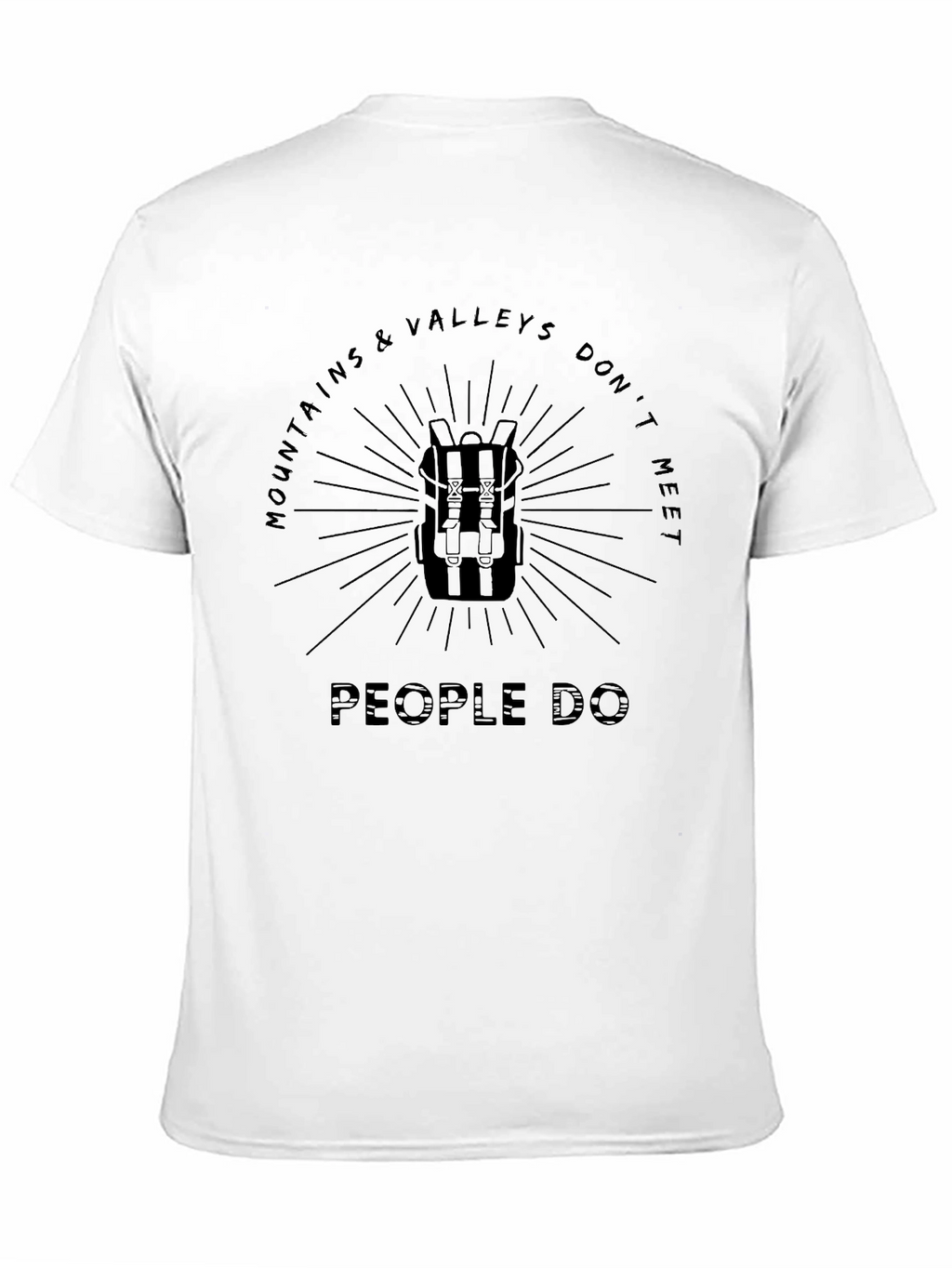 Mountains and Valleys Hiking Tee