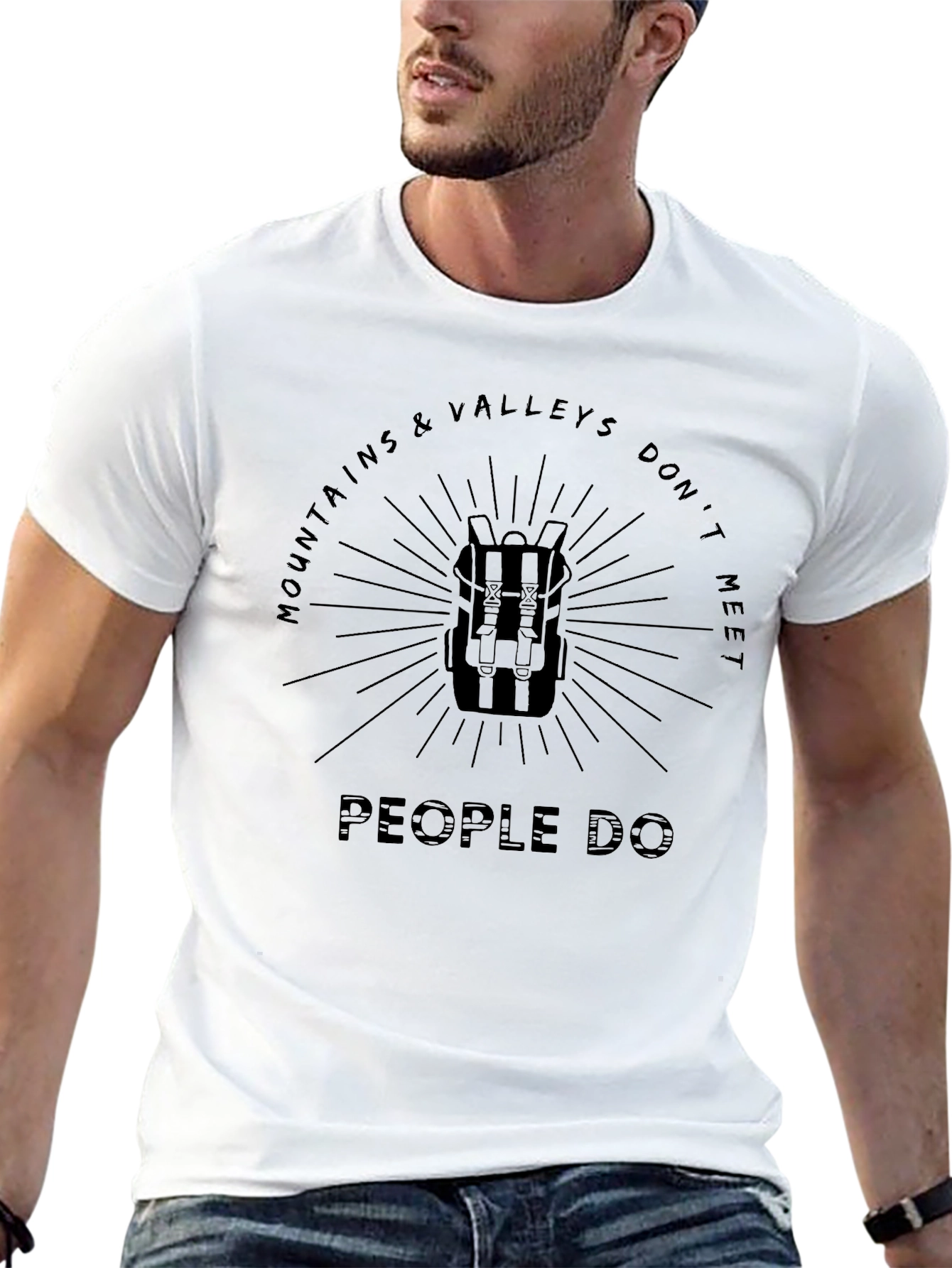 Mountains and Valleys Hiking Tee