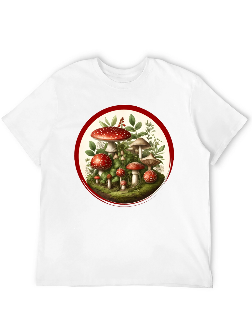 Mushroom Graphic Tee - Nature Lovers T-Shirt