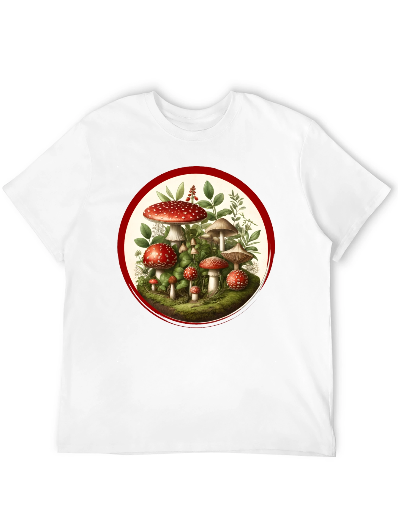 Mushroom Graphic Tee - Nature Lovers T-Shirt