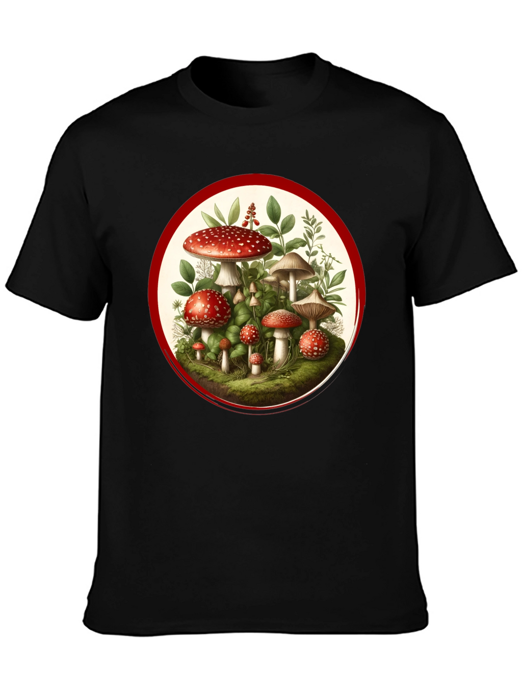 Mushroom Graphic Tee - Nature Lovers T-Shirt