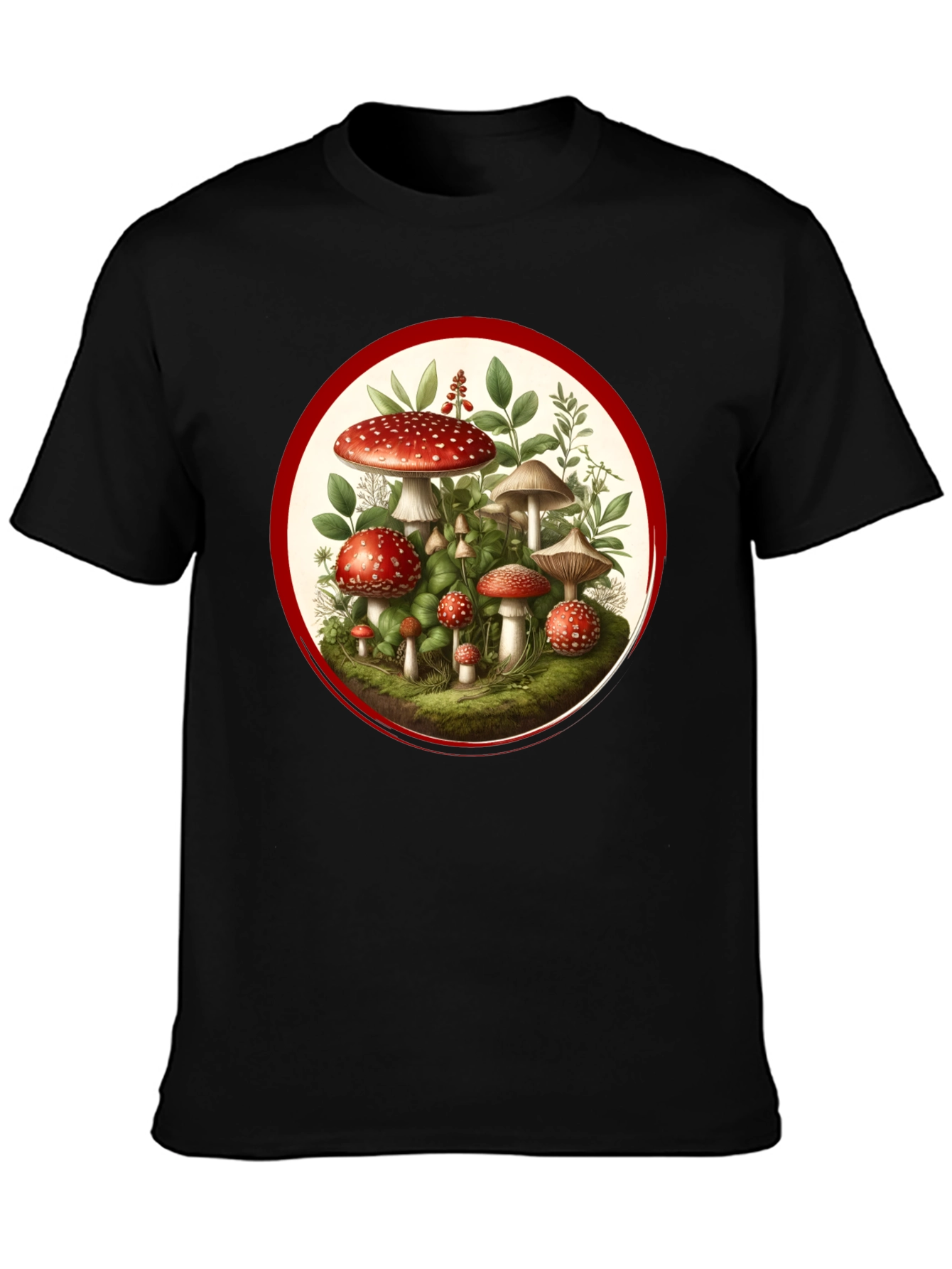 Mushroom Graphic Tee - Nature Lovers T-Shirt