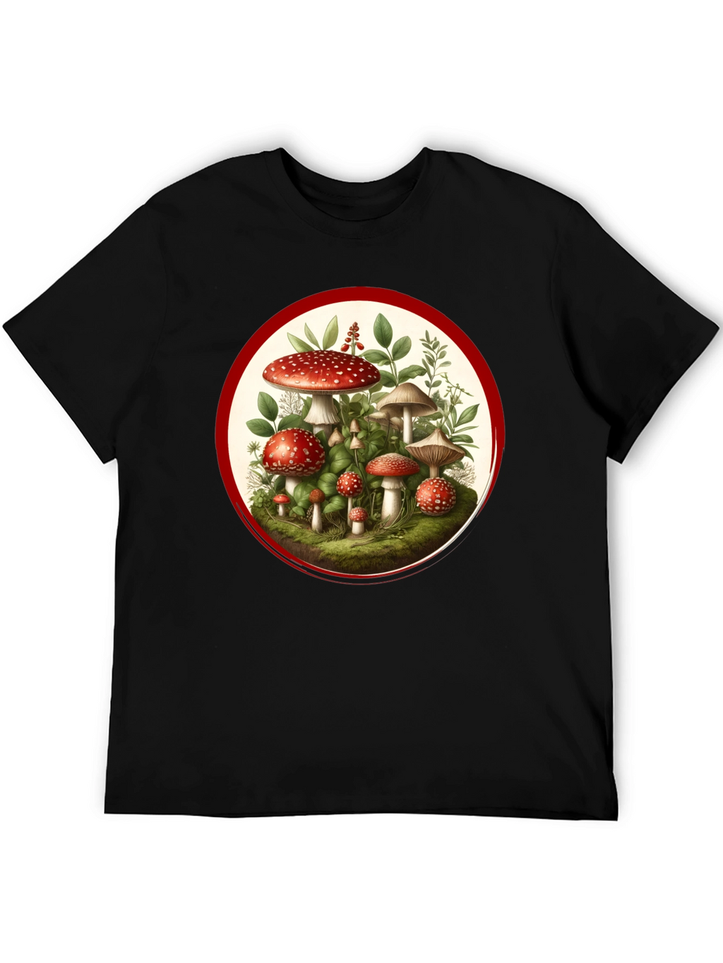Mushroom Graphic Tee - Nature Lovers T-Shirt