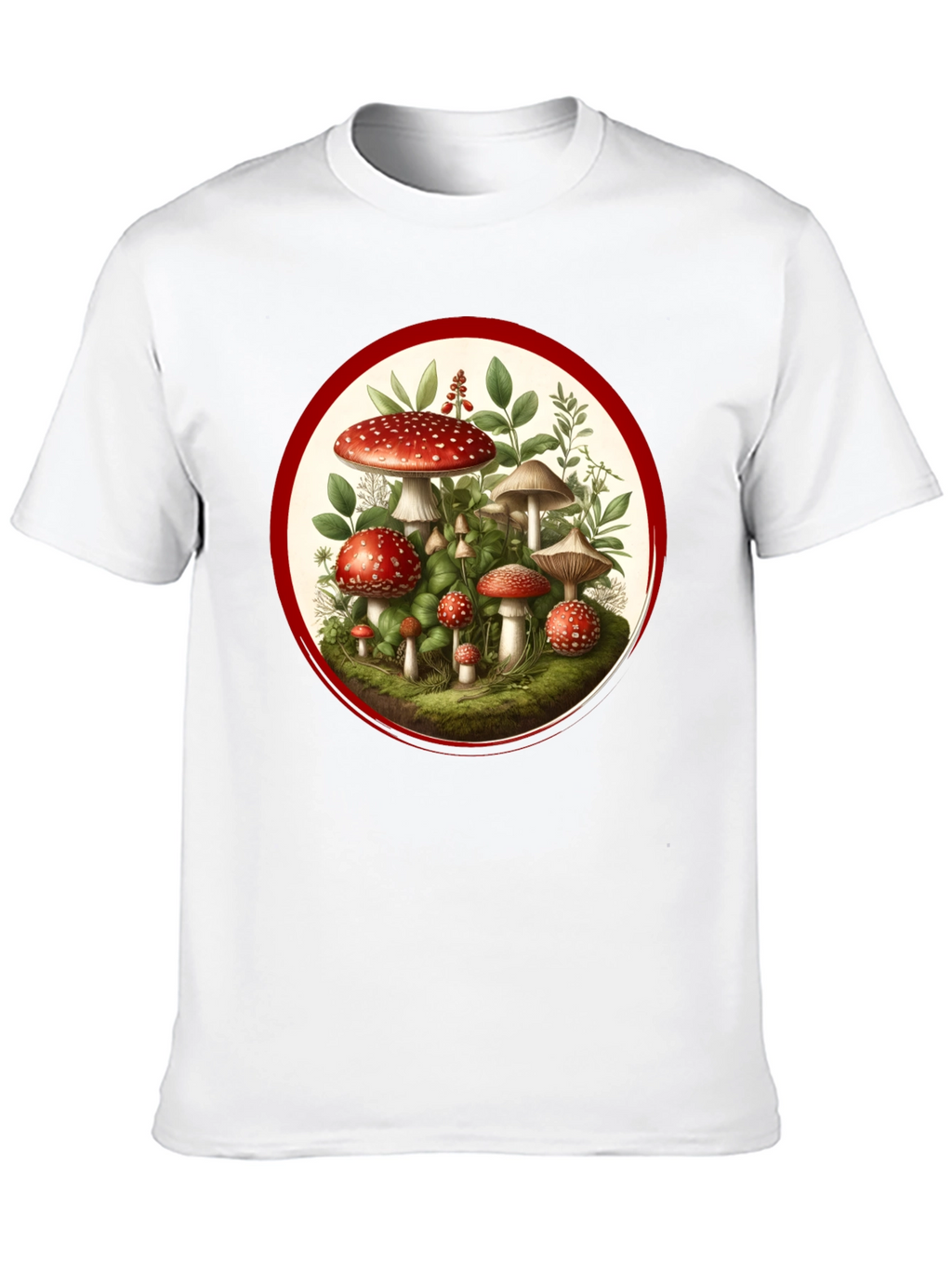 Mushroom Graphic Tee - Nature Lovers T-Shirt