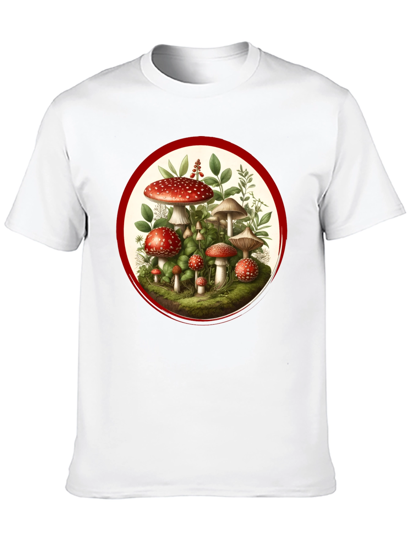 Mushroom Graphic Tee - Nature Lovers T-Shirt