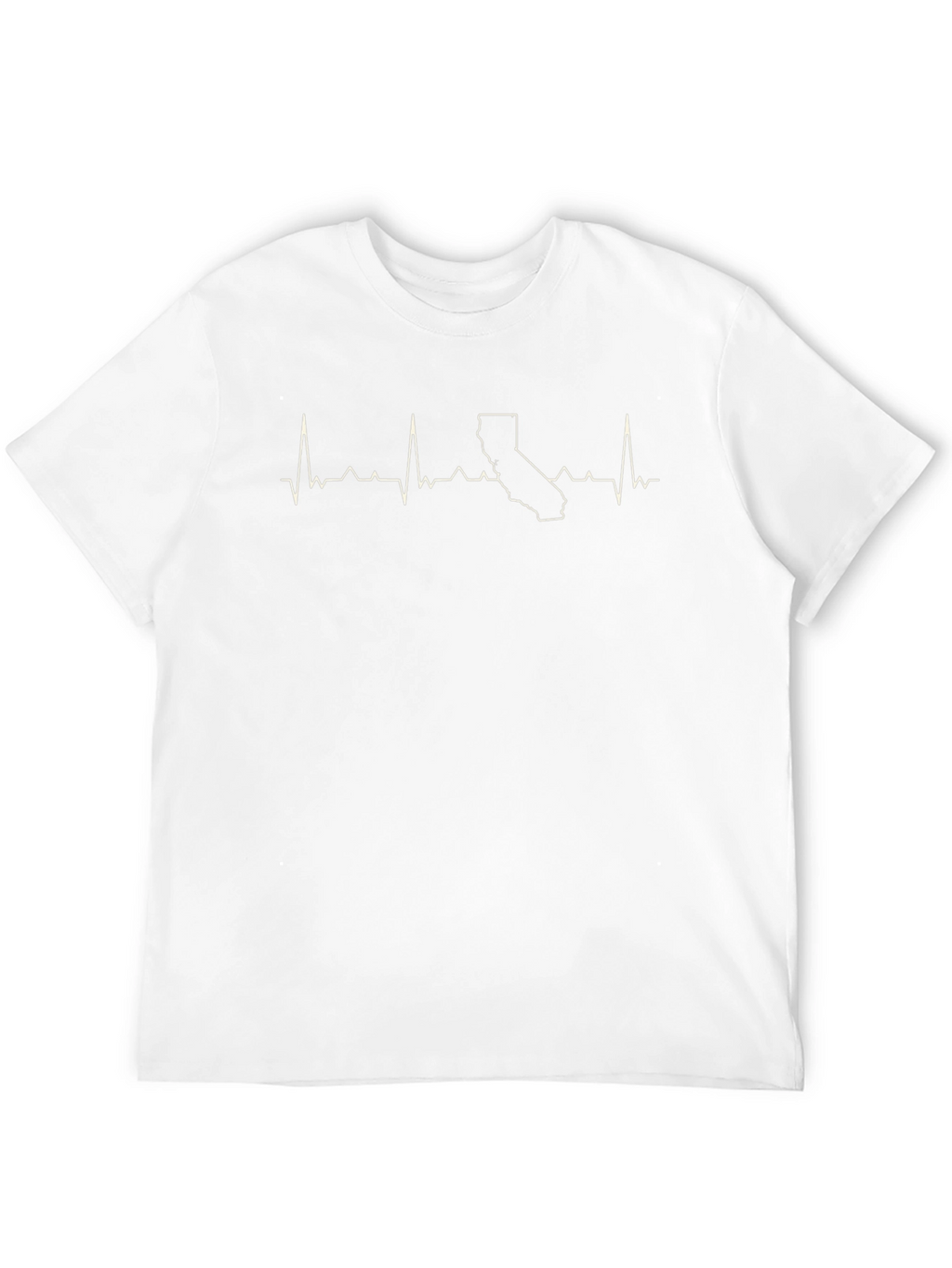California Heartbeat Graphic Tee - Black T-Shirt