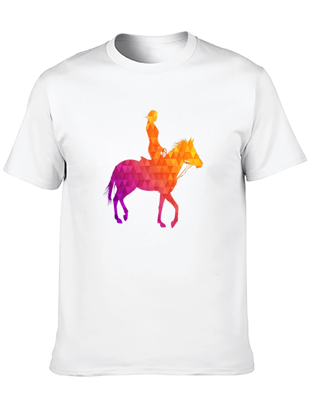 Geometric Horse Rider T-Shirt