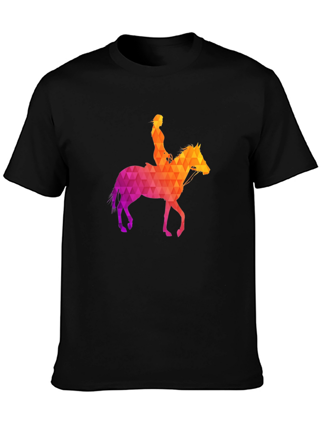Geometric Horse Rider T-Shirt