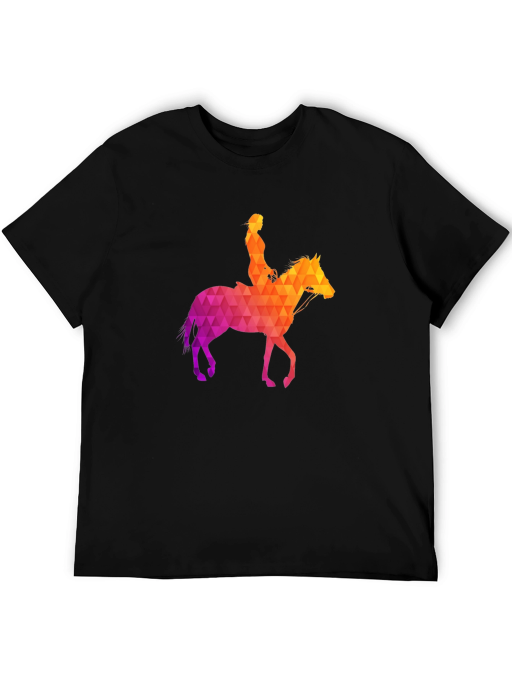 Geometric Horse Rider T-Shirt